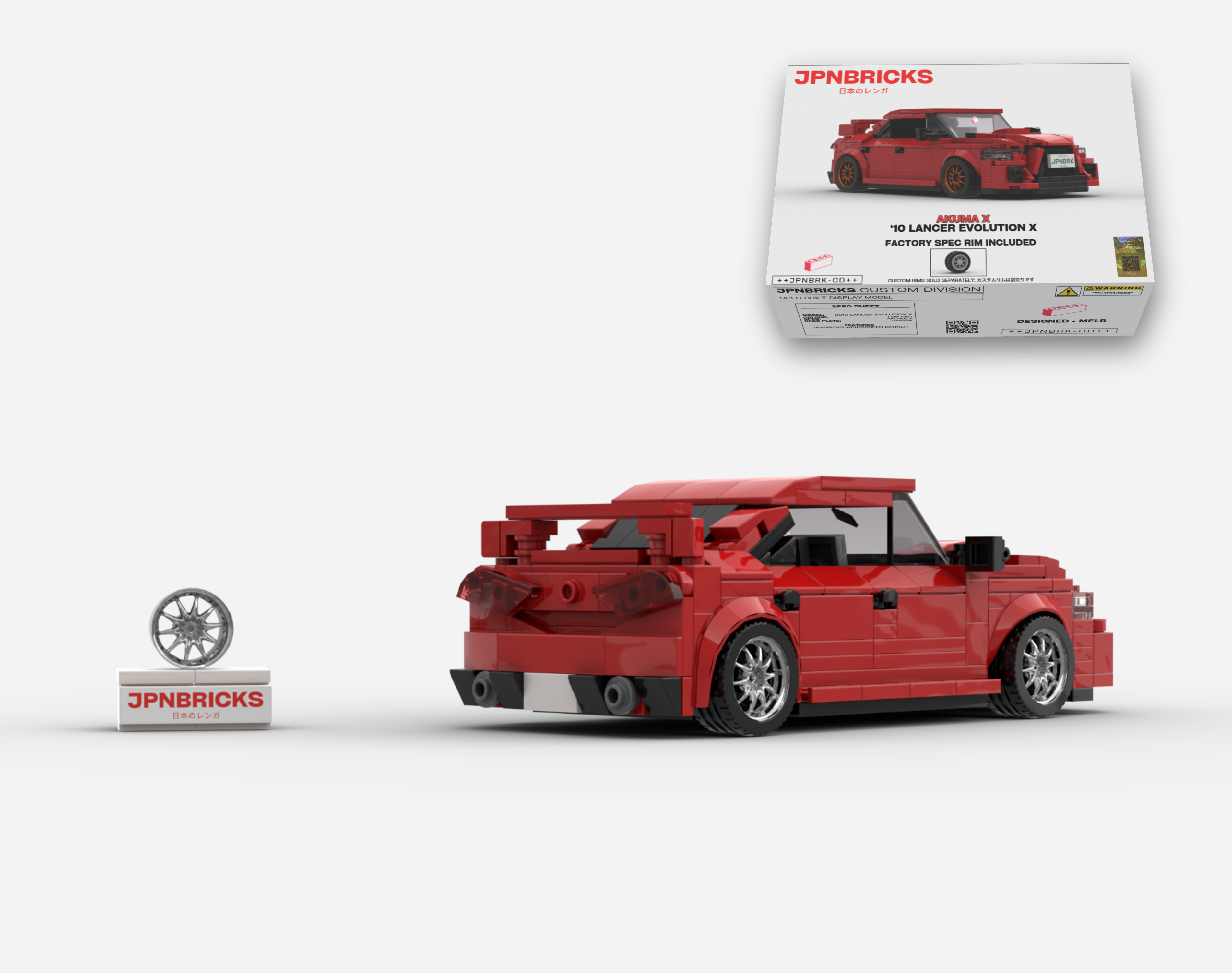 2008 LANCER EVOLUTION X P26 RED