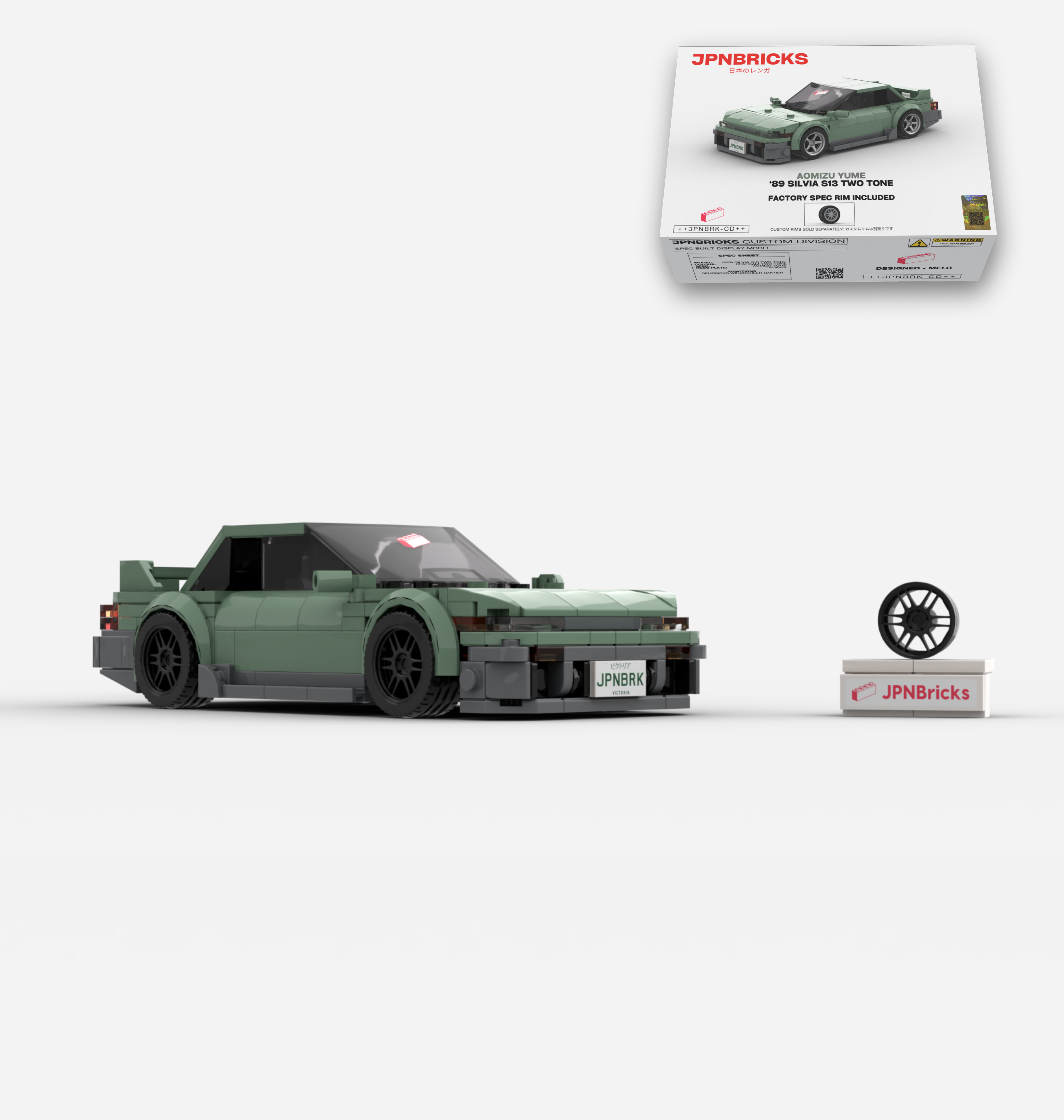 1989 SILVIA S13 SEAFOAM TWO TONE CUSTOM SPEC