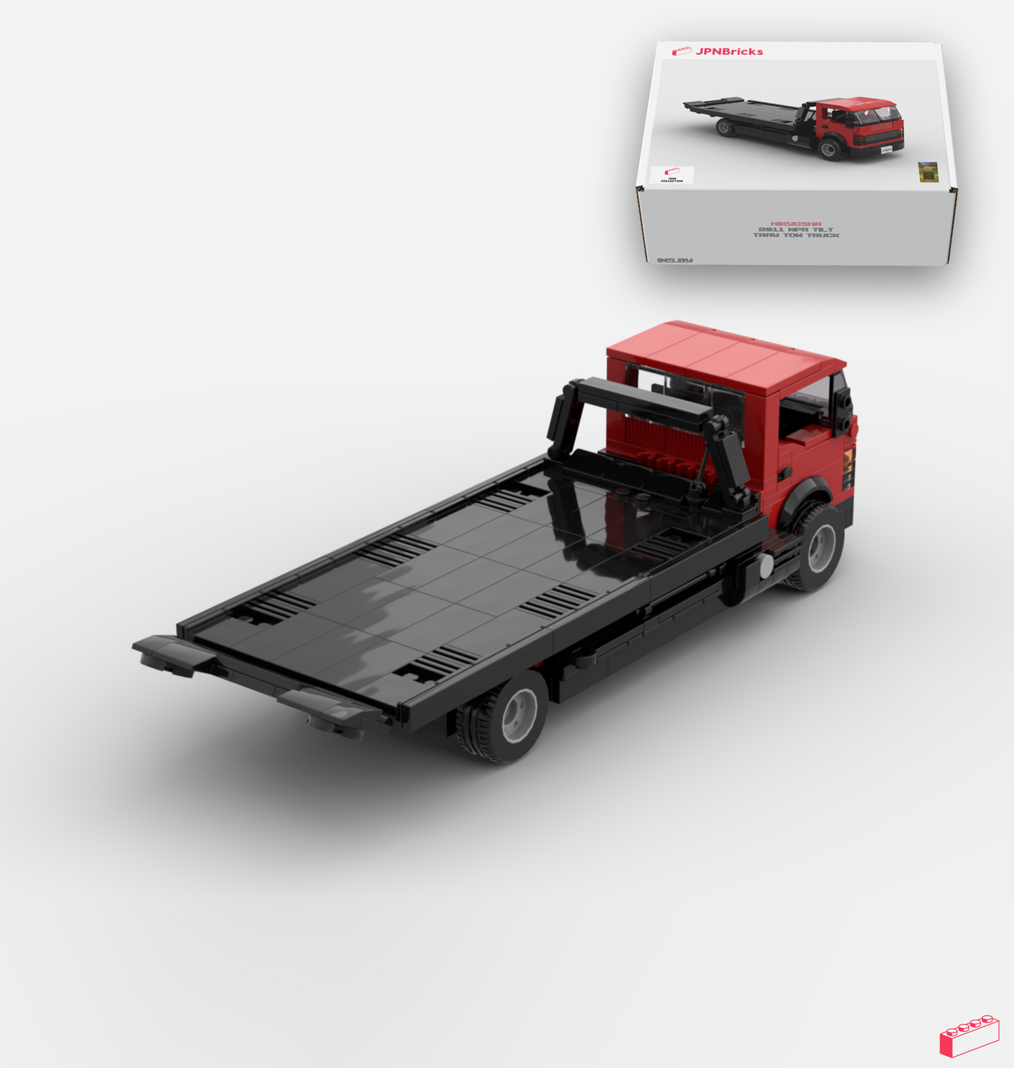 HIKYOSHA - INSPIRED BY 2011 NPR TILT TRAY TOW TRUCK // FITS ALL JPNBRICKS MODELS
