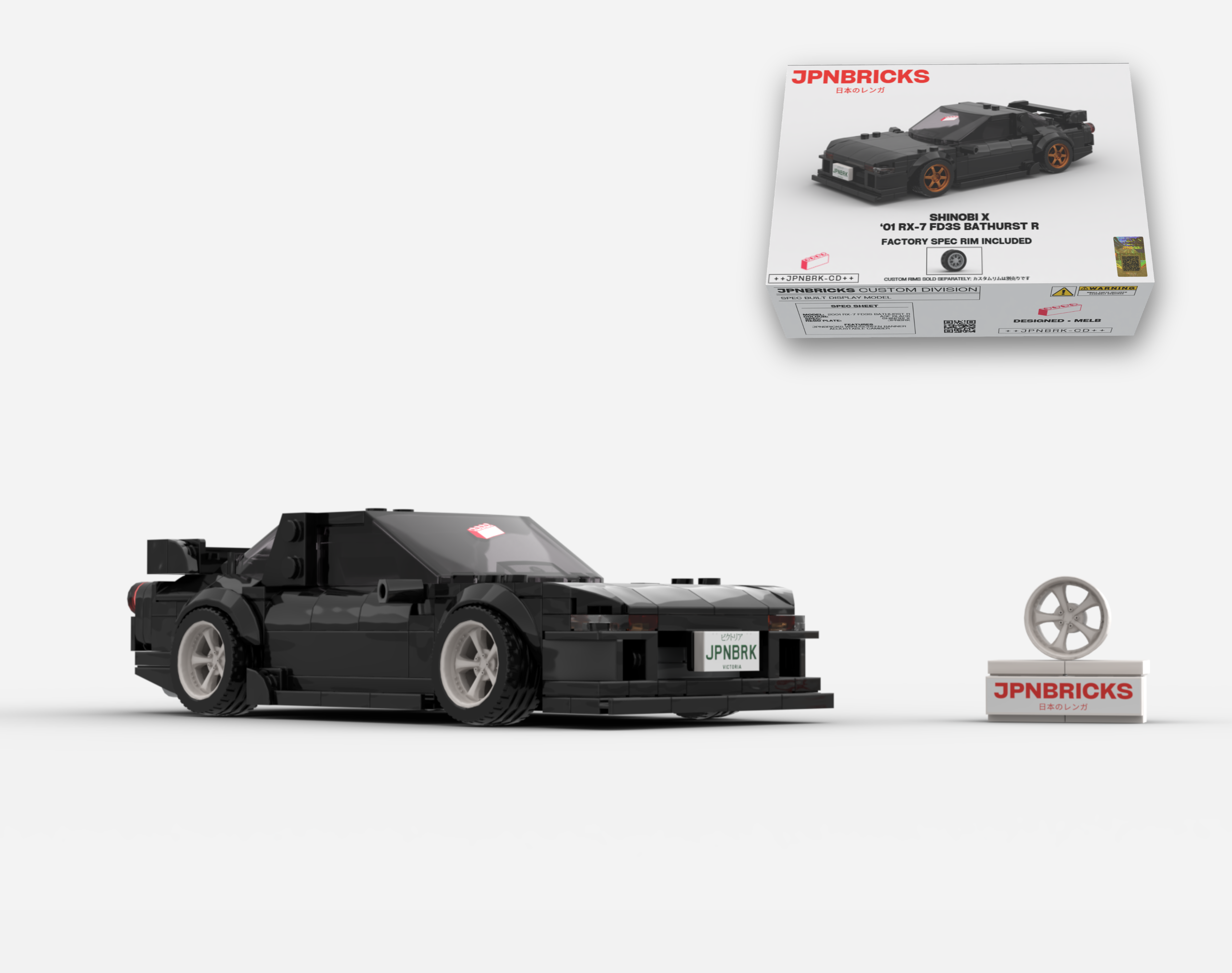 2001 RX-7 FD3S BATHURST R A3F BLACK