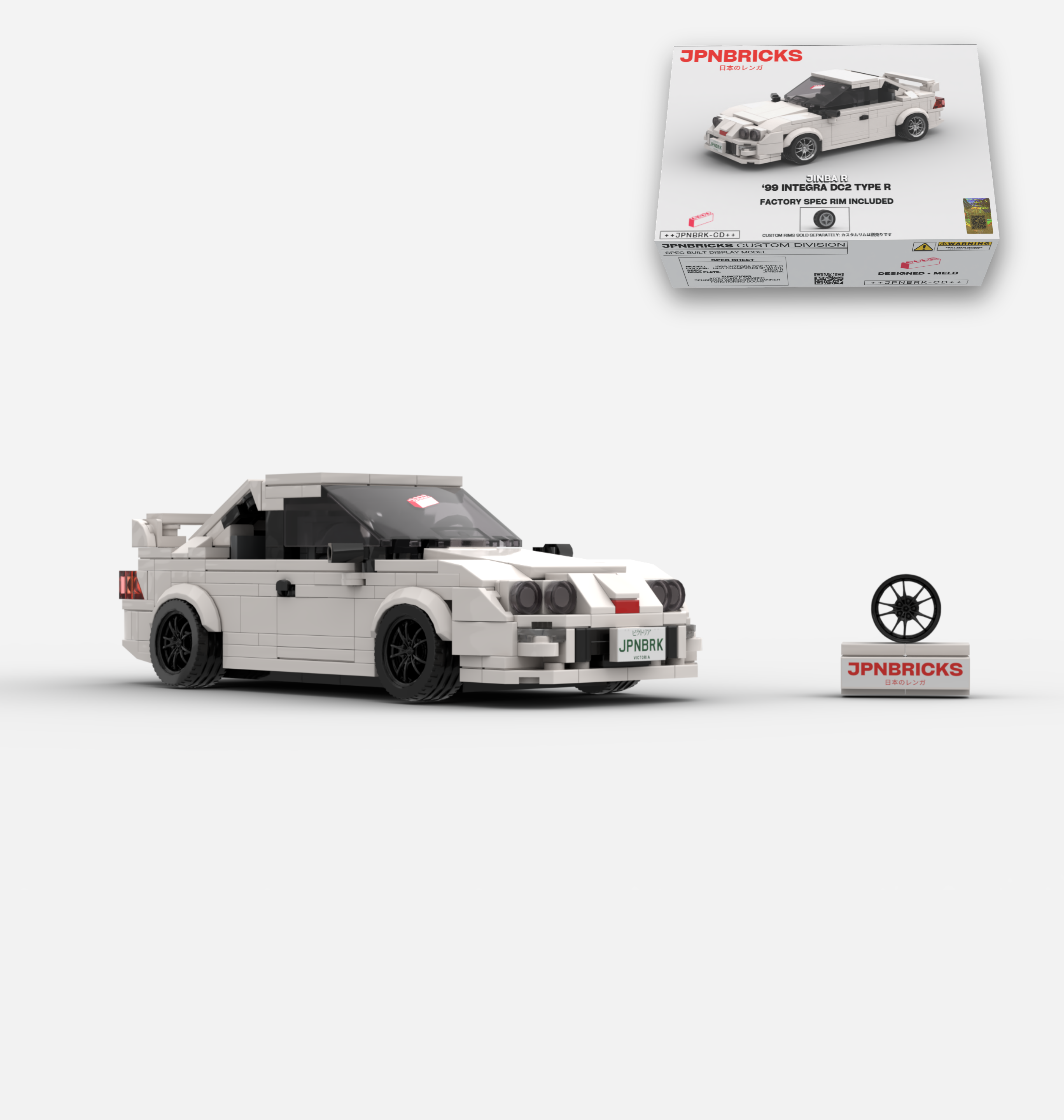 [PRE-ORDER] 1999 INTEGRA DC2 TYPE R NH0 CHAMPIONSHIP WHITE