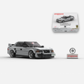 2004 Lancer Evolution VIII A66 Silver Grey Brick Car Model Kit