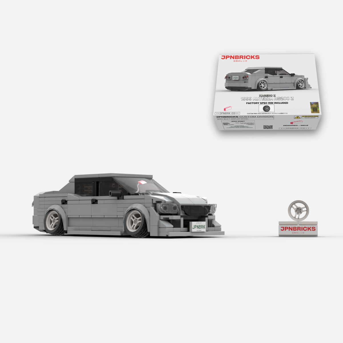 [PRE-ORDER] 1999 Altezza RS200 Z 1C0 Grey Brick Car Model Kit