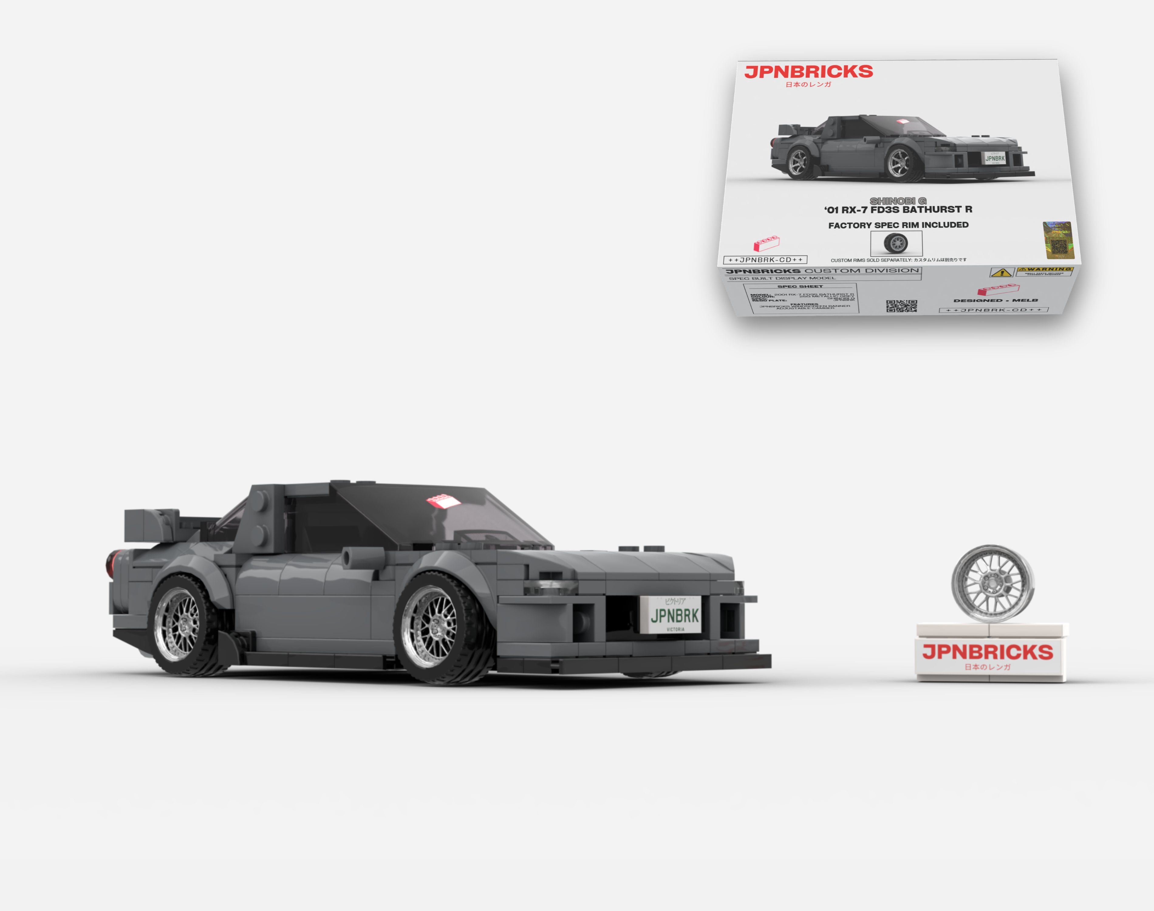 2001 RX-7 FD3S BATHURST R 25G GREY