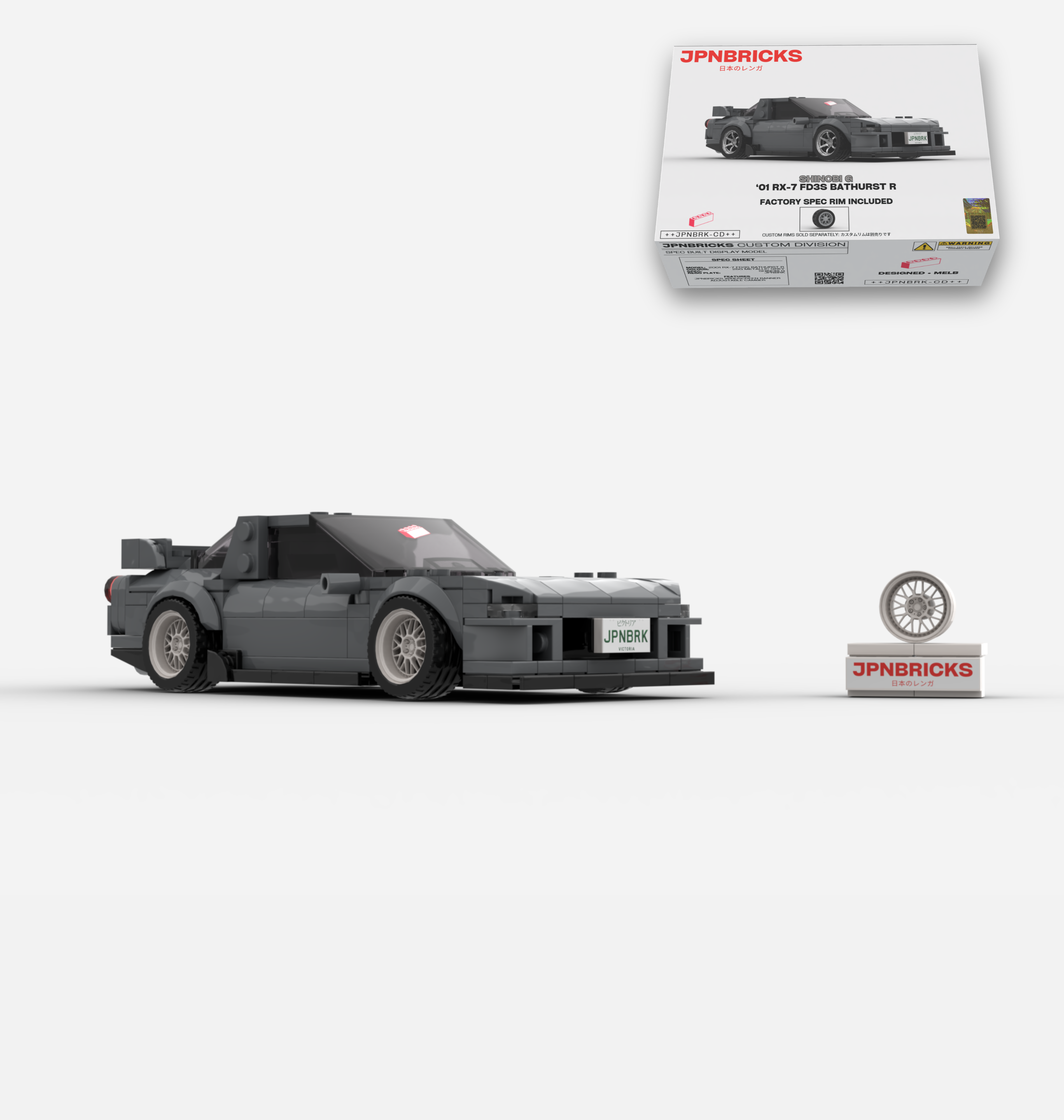 2001 RX-7 FD3S BATHURST R 25G GREY