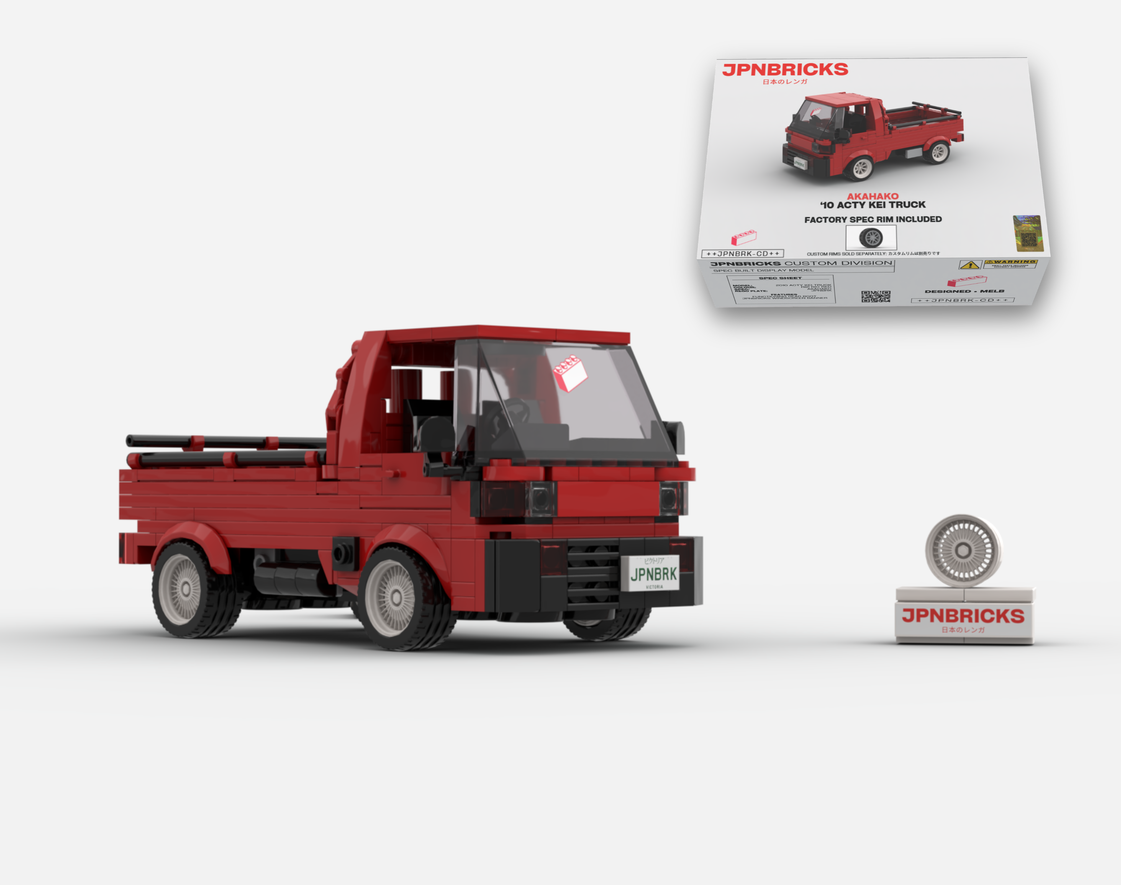 2010 ACTY KEI TRUCK R81 RED