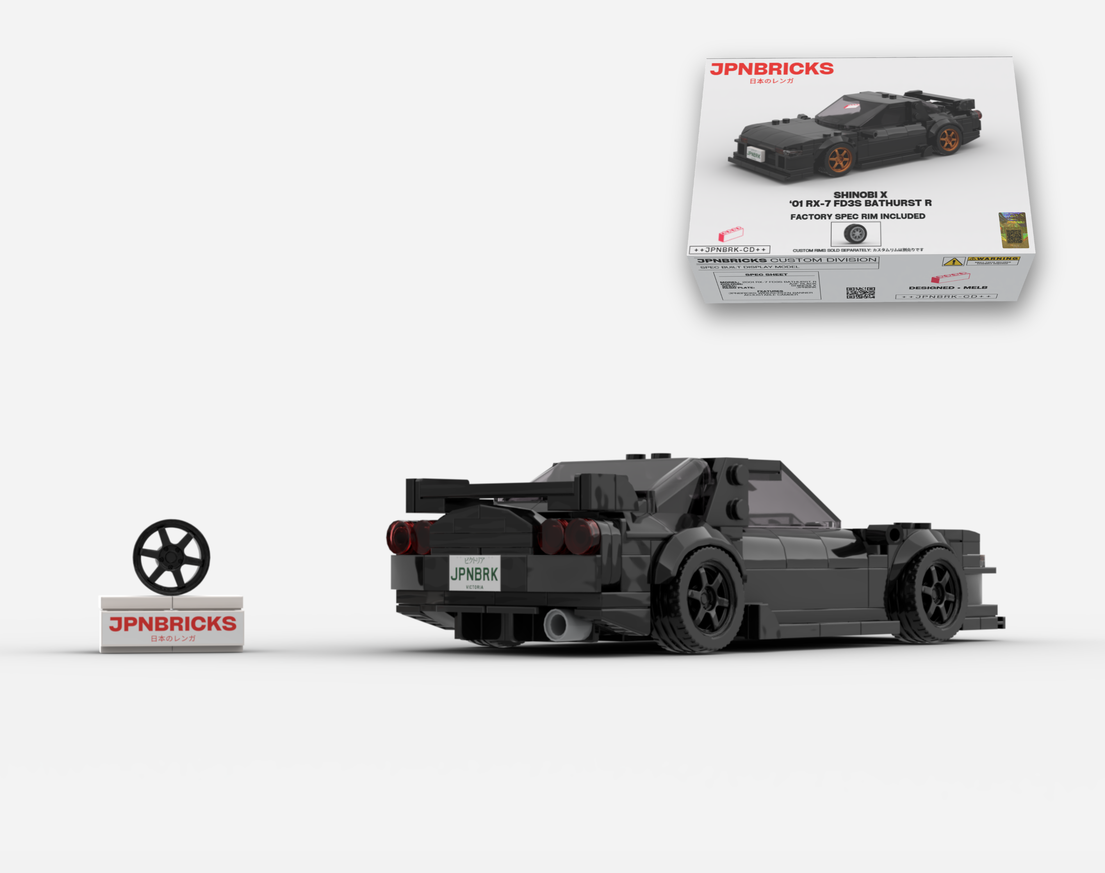2001 RX-7 FD3S BATHURST R A3F BLACK
