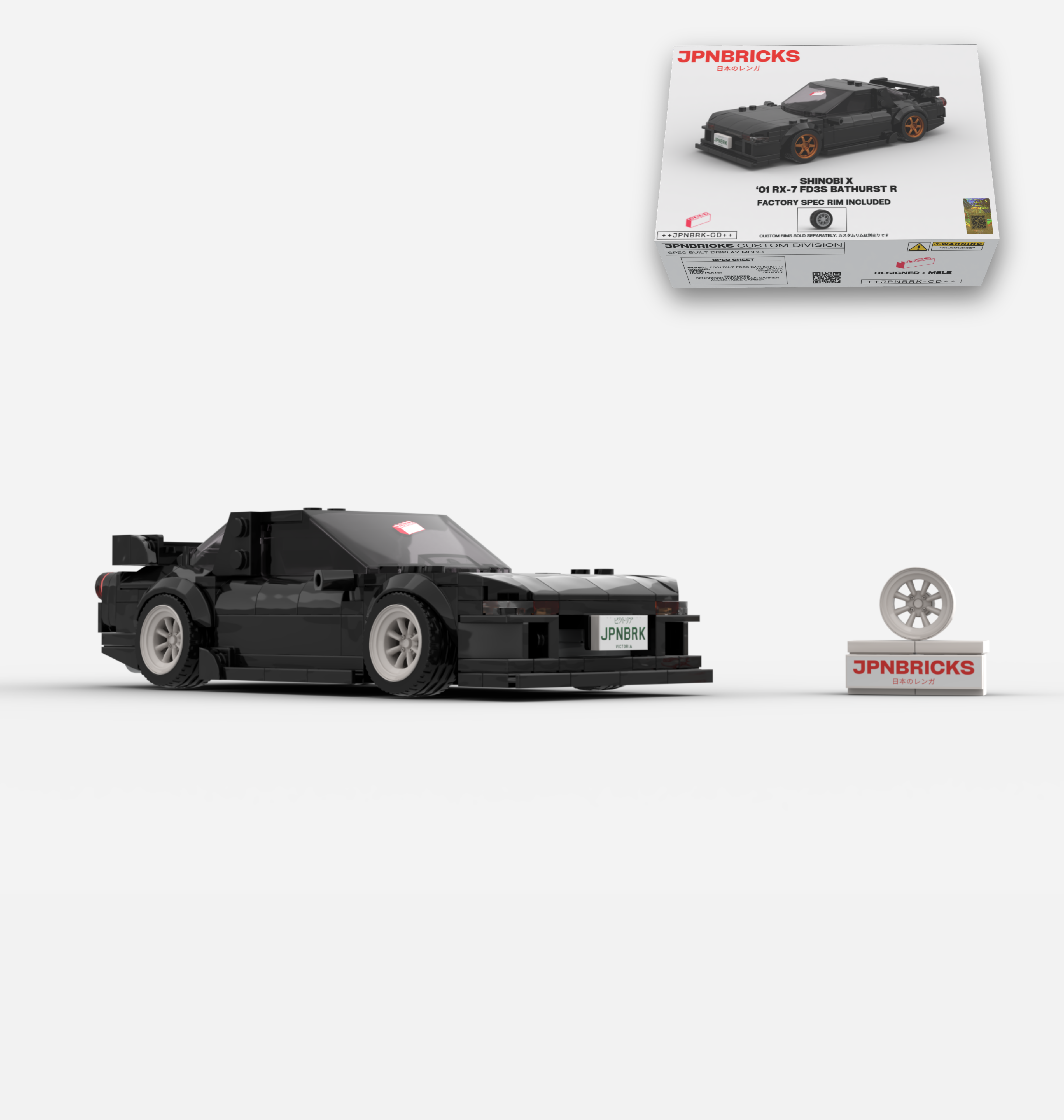 2001 RX-7 FD3S BATHURST R A3F BLACK CUSTOM SPEC