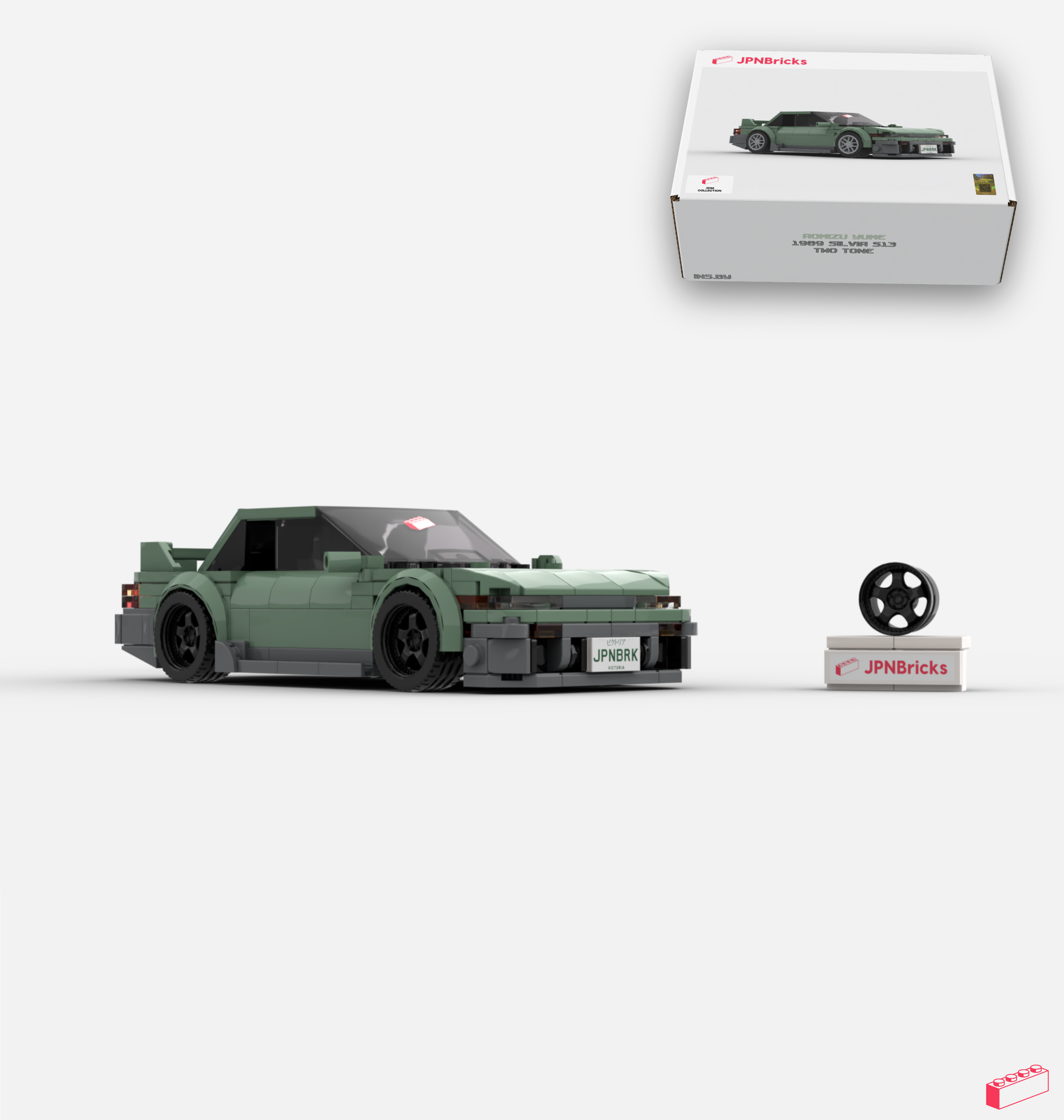 1989 SILVIA S13 SEAFOAM TWO TONE