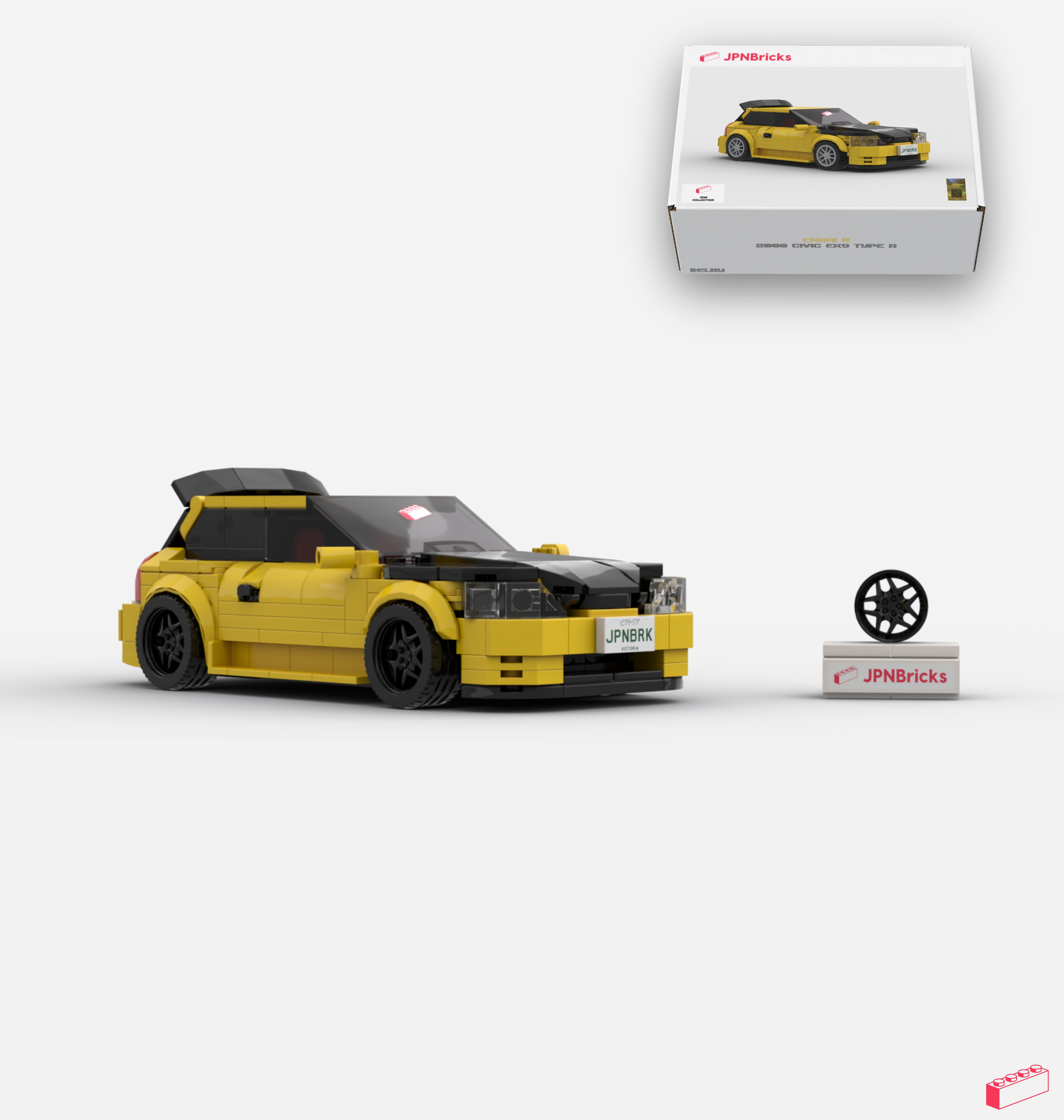 2000 CIVIC EK9 TYPE R YZ YELLOW CUSTOM SPEC