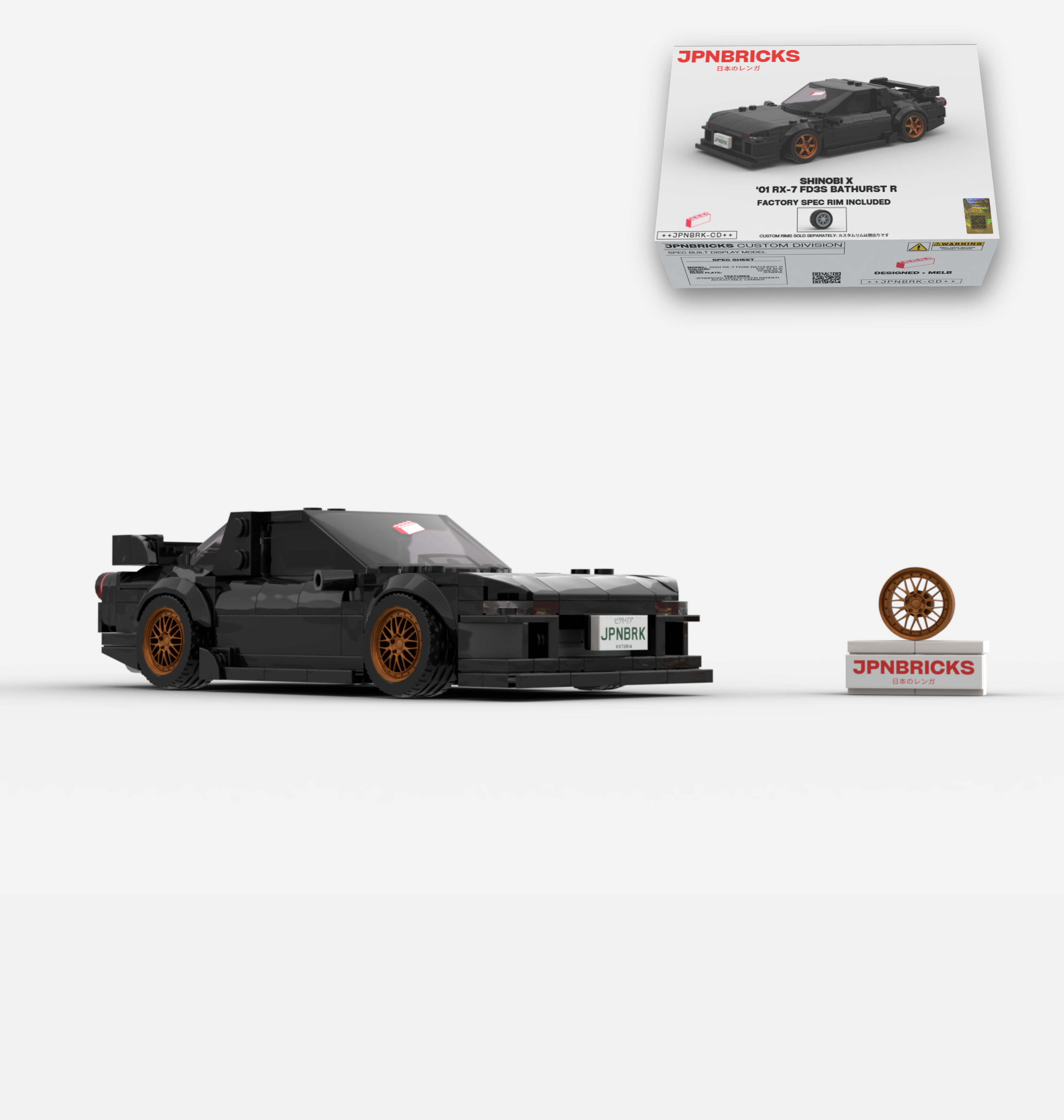 2001 RX-7 FD3S BATHURST R A3F BLACK CUSTOM SPEC