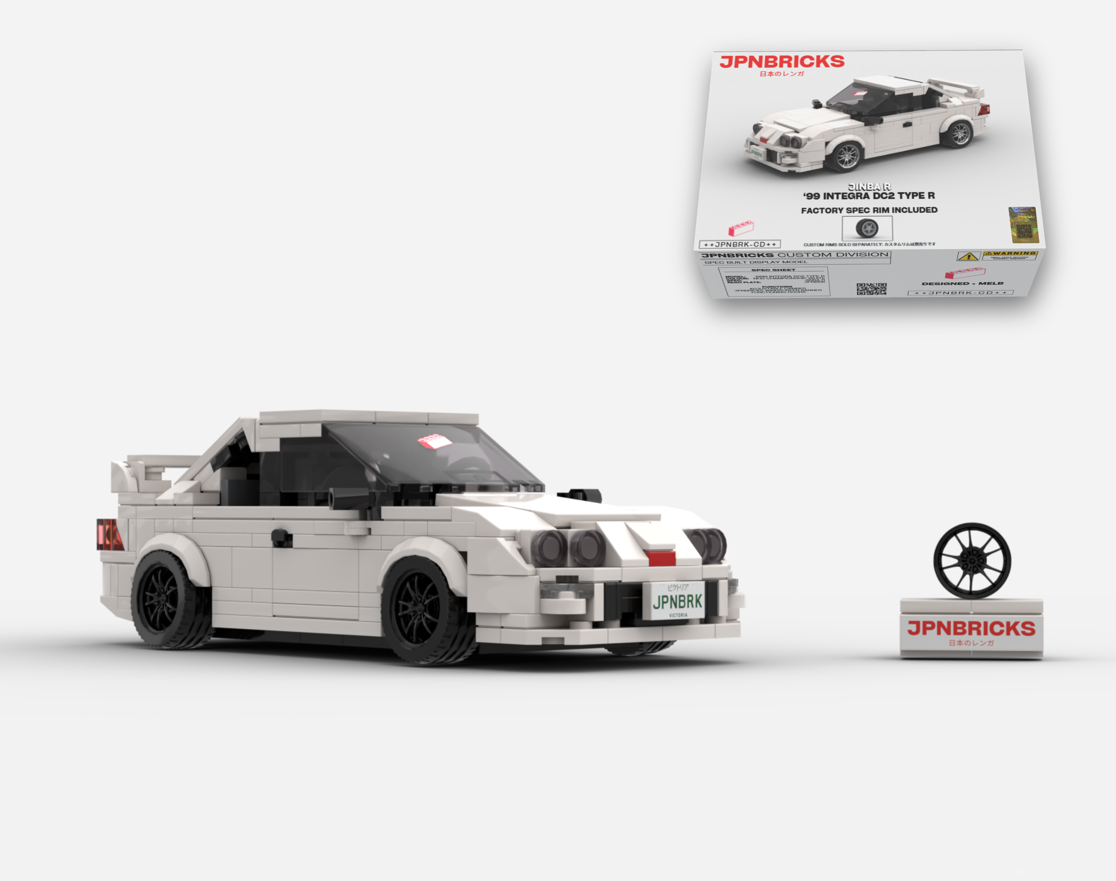 [PRE-ORDER] 1999 INTEGRA DC2 TYPE R NH0 CHAMPIONSHIP WHITE