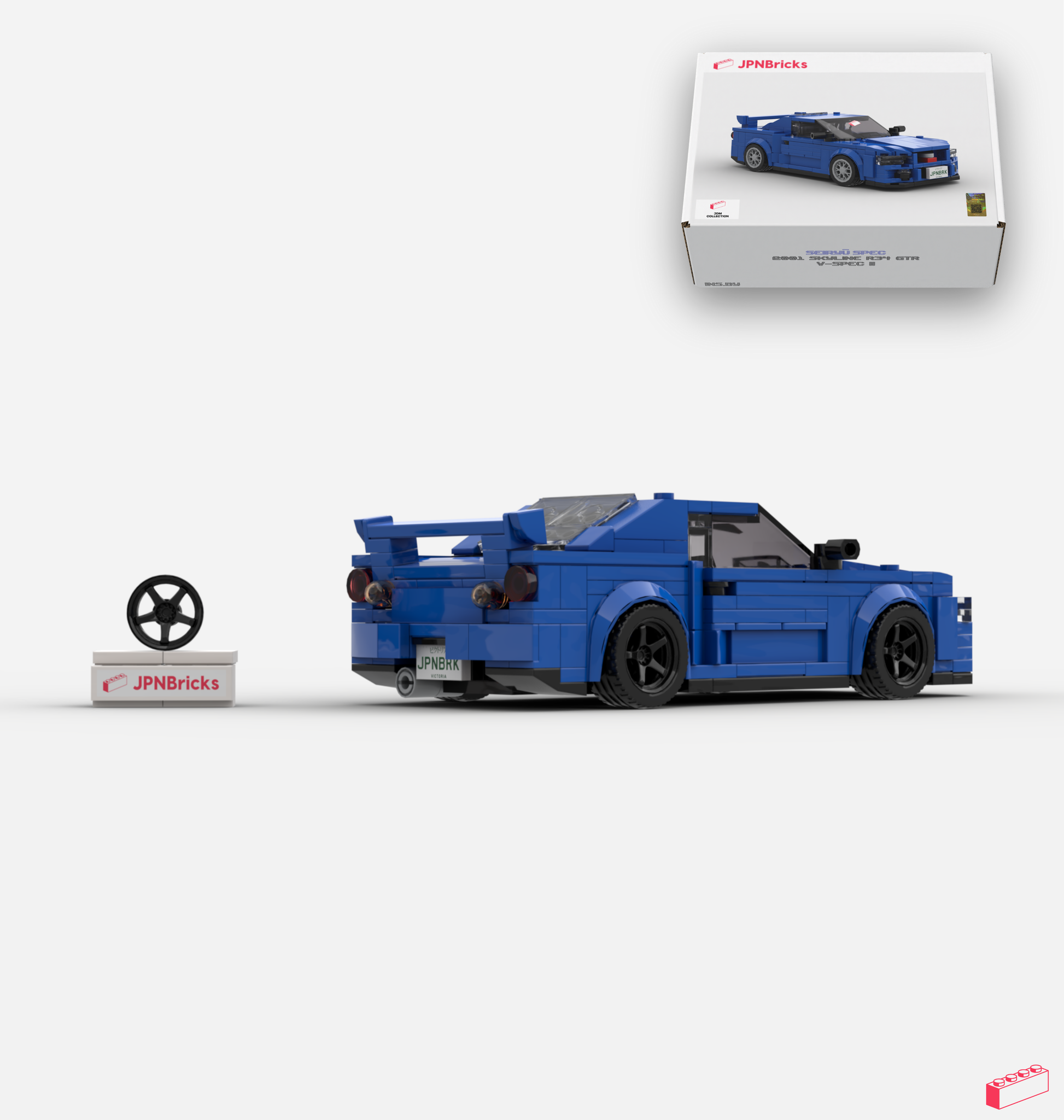 SEIRYŪ SPEC // 2001 SKYLINE R34 GTR V-SPEC II – JPNBricks