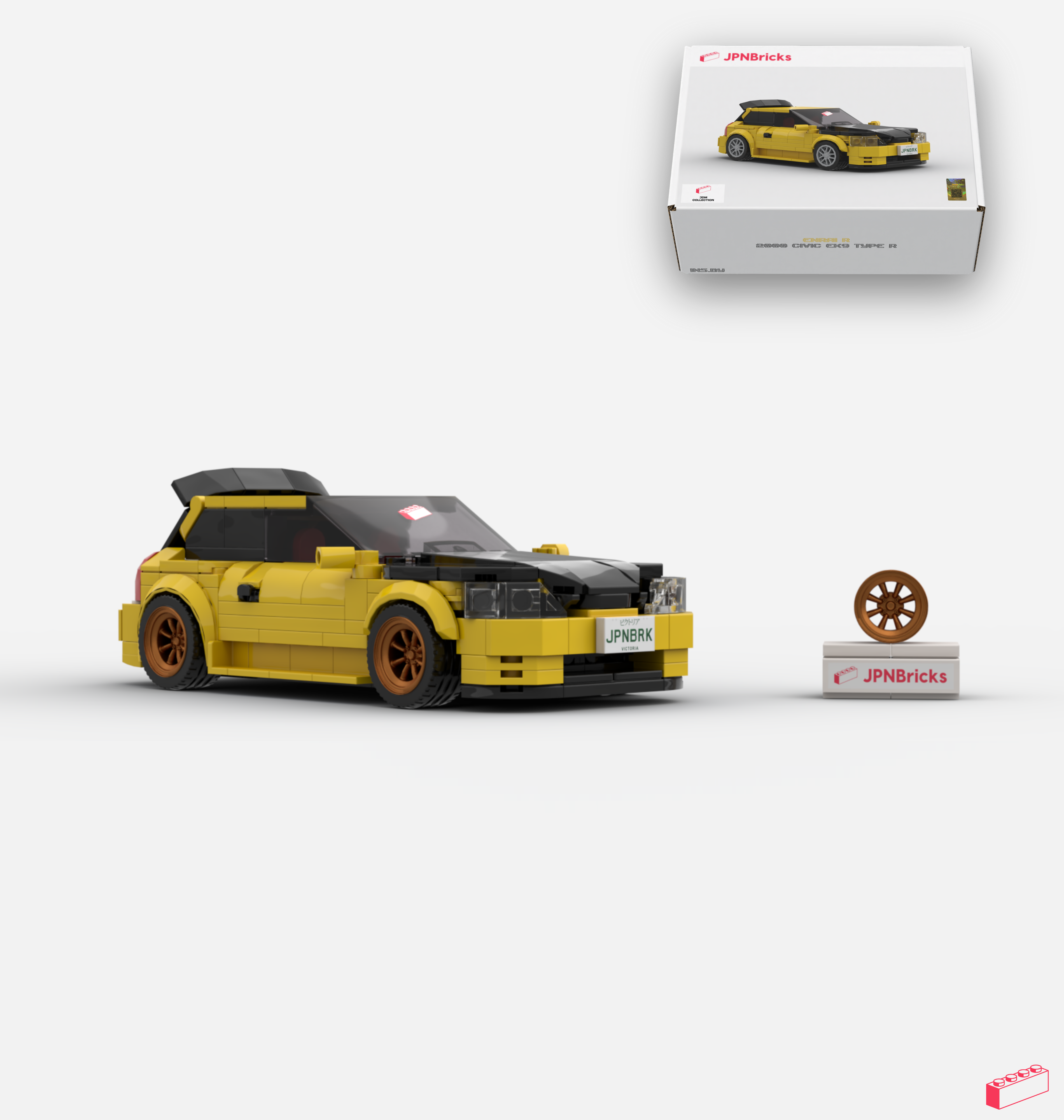 2000 CIVIC EK9 TYPE R YZ YELLOW CUSTOM SPEC