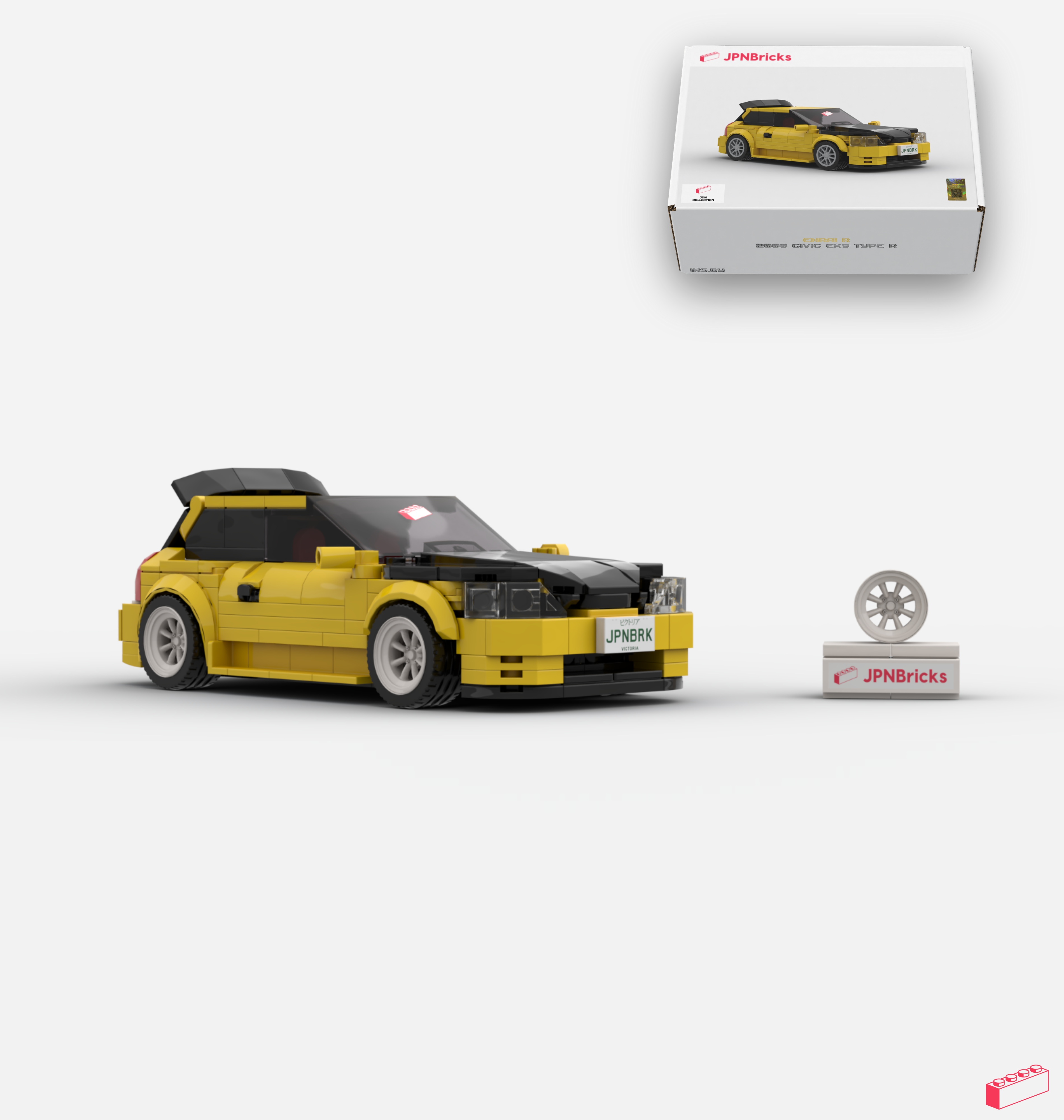 2000 CIVIC EK9 TYPE R YZ YELLOW CUSTOM SPEC
