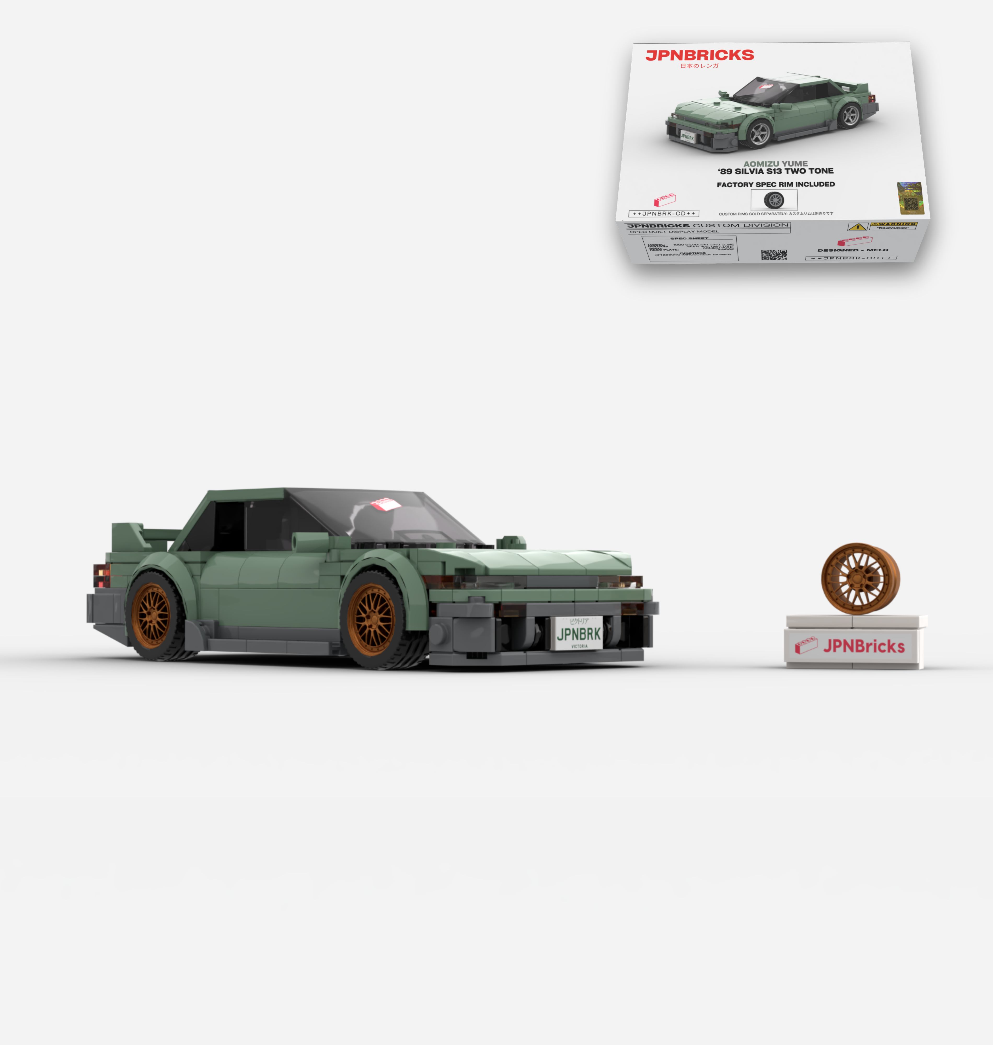 1989 SILVIA S13 SEAFOAM TWO TONE CUSTOM SPEC