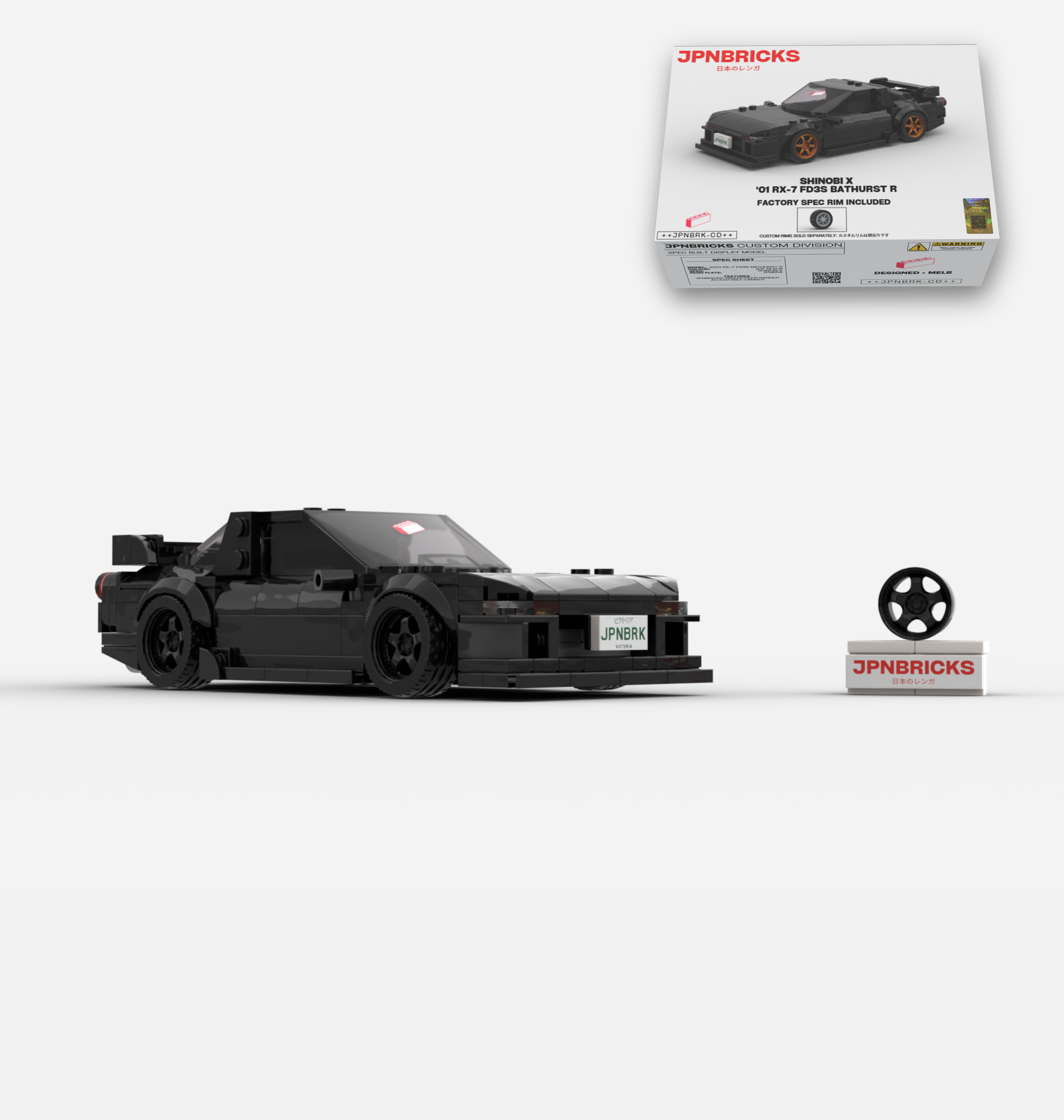 2001 RX-7 FD3S BATHURST R A3F BLACK