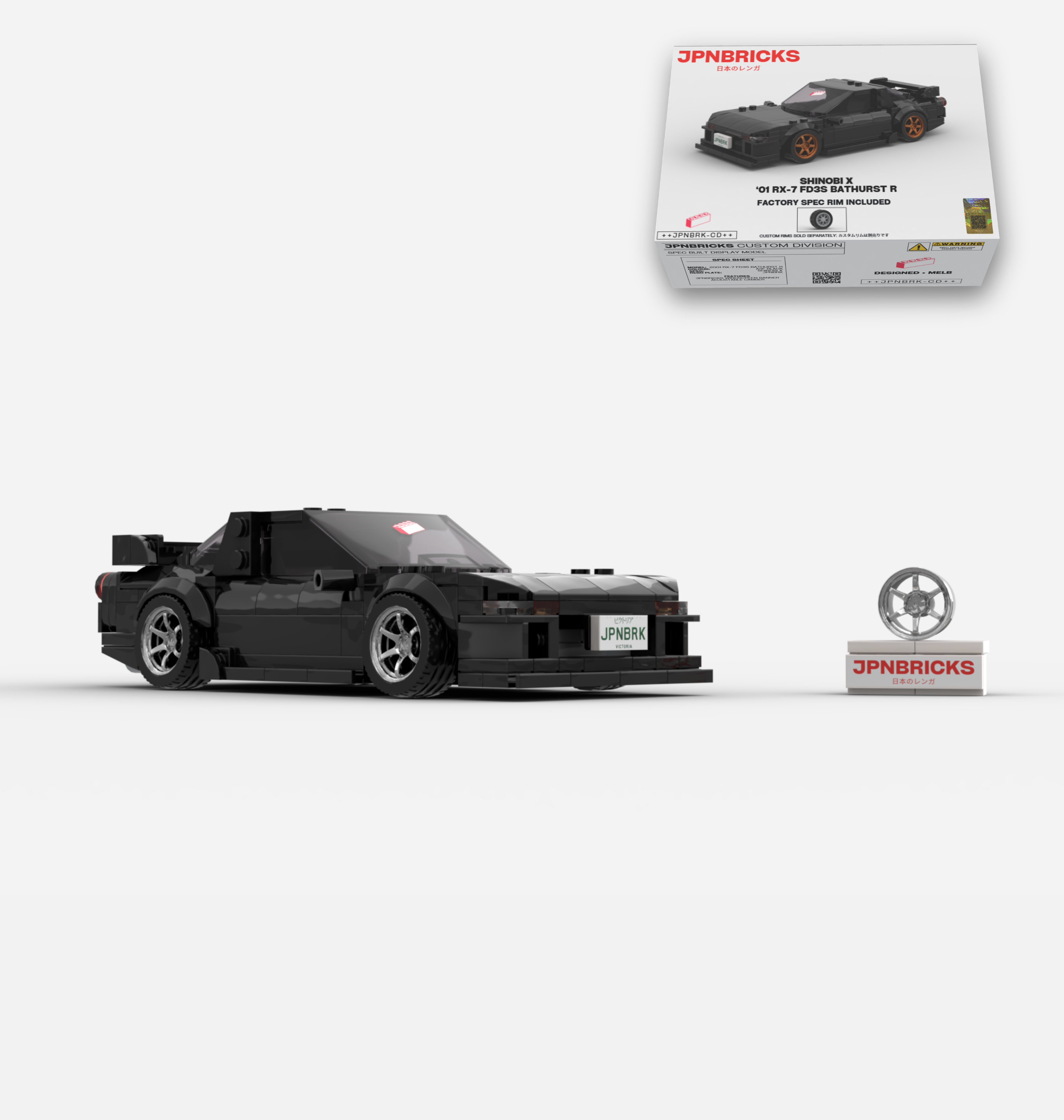 2001 RX-7 FD3S BATHURST R A3F BLACK CUSTOM SPEC