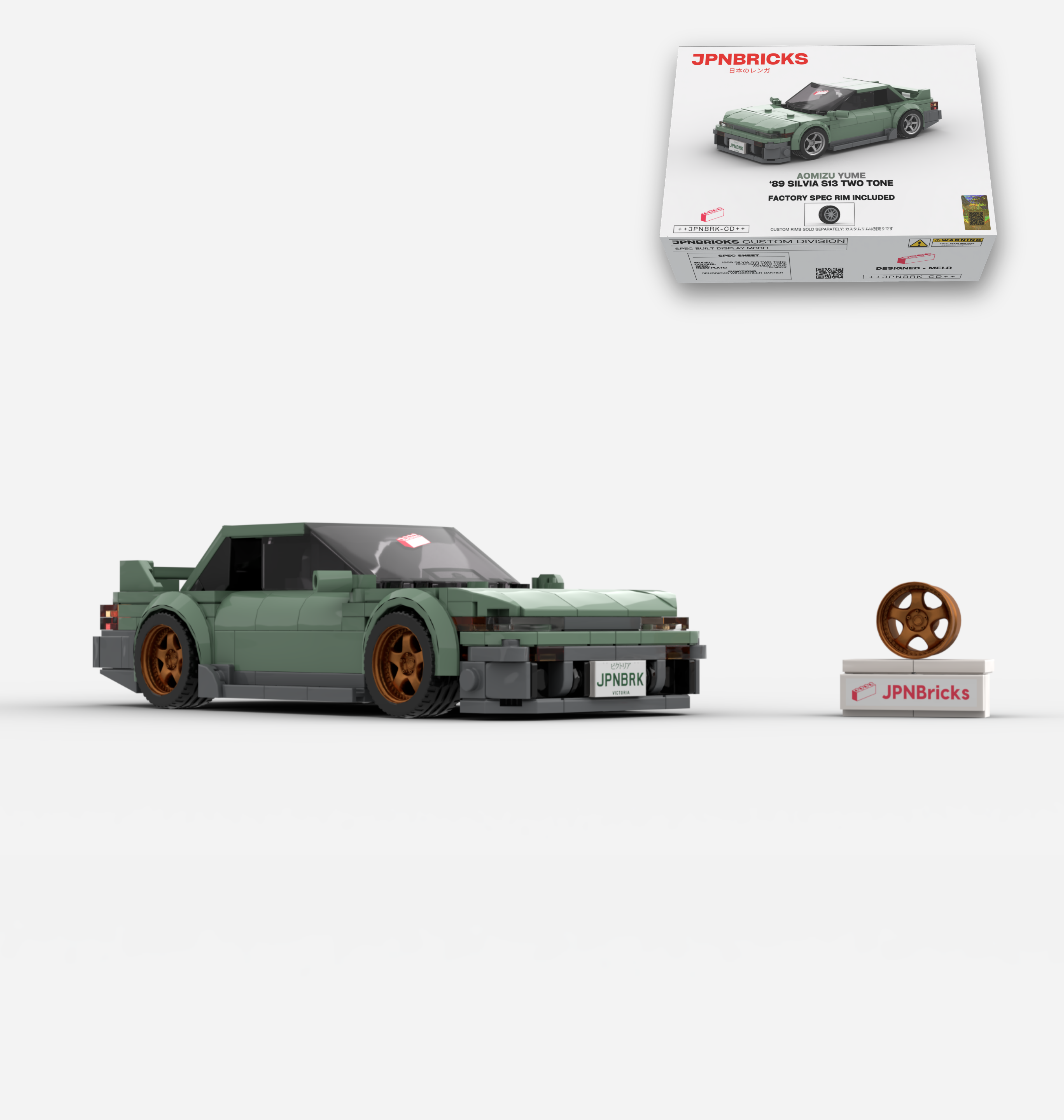1989 SILVIA S13 SEAFOAM TWO TONE CUSTOM SPEC