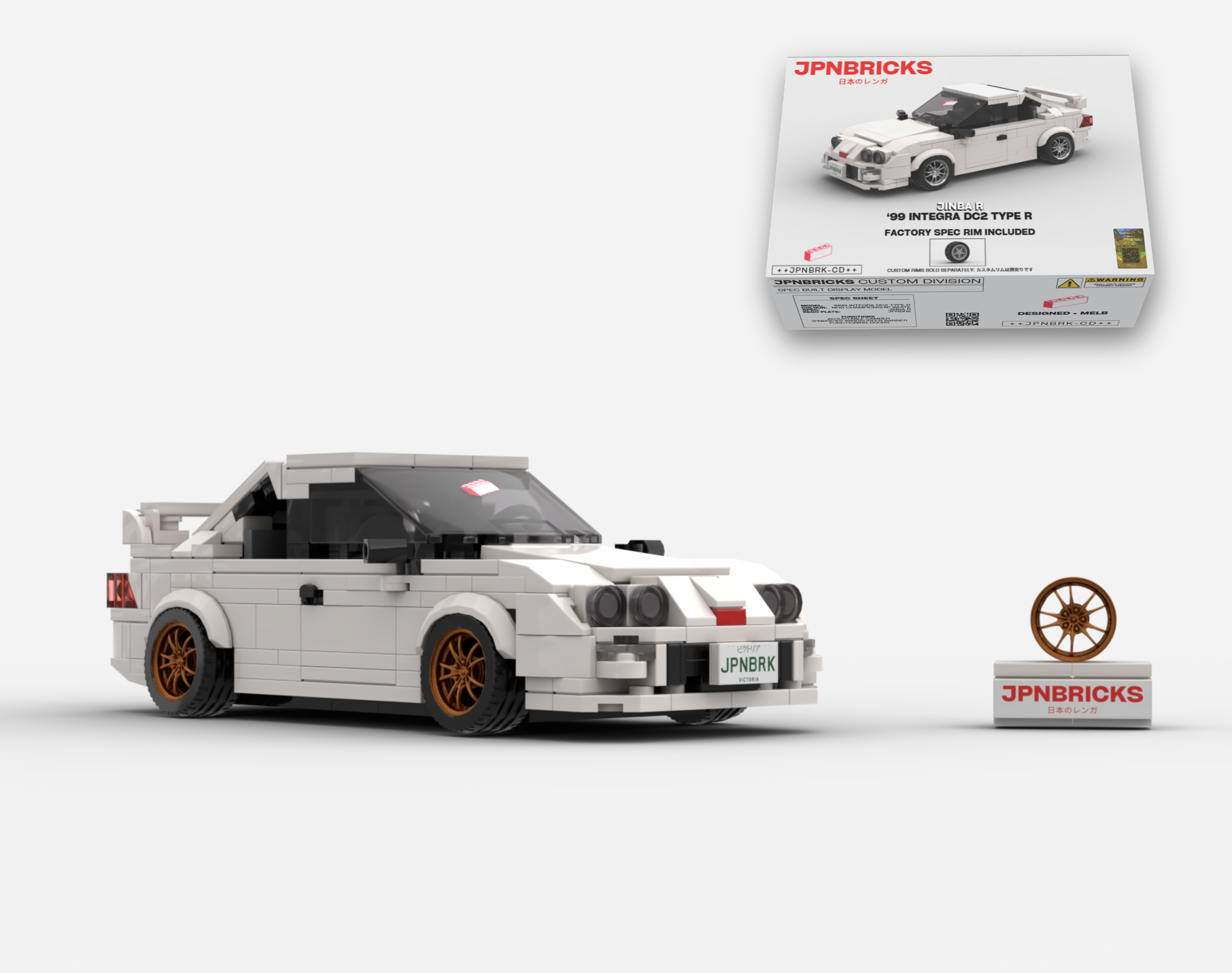 [PRE-ORDER] 1999 INTEGRA DC2 TYPE R NH0 CHAMPIONSHIP WHITE