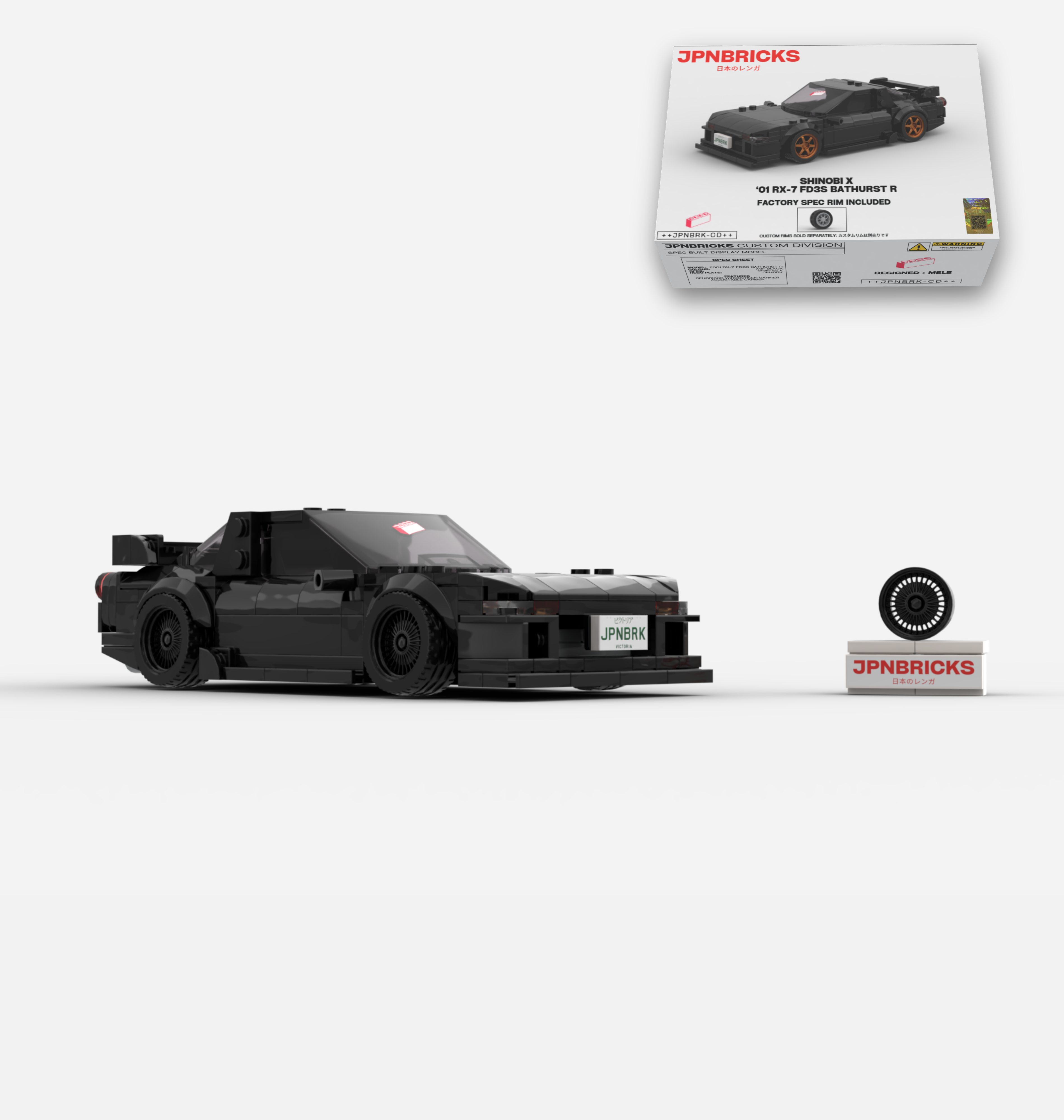 2001 RX-7 FD3S BATHURST R A3F BLACK CUSTOM SPEC