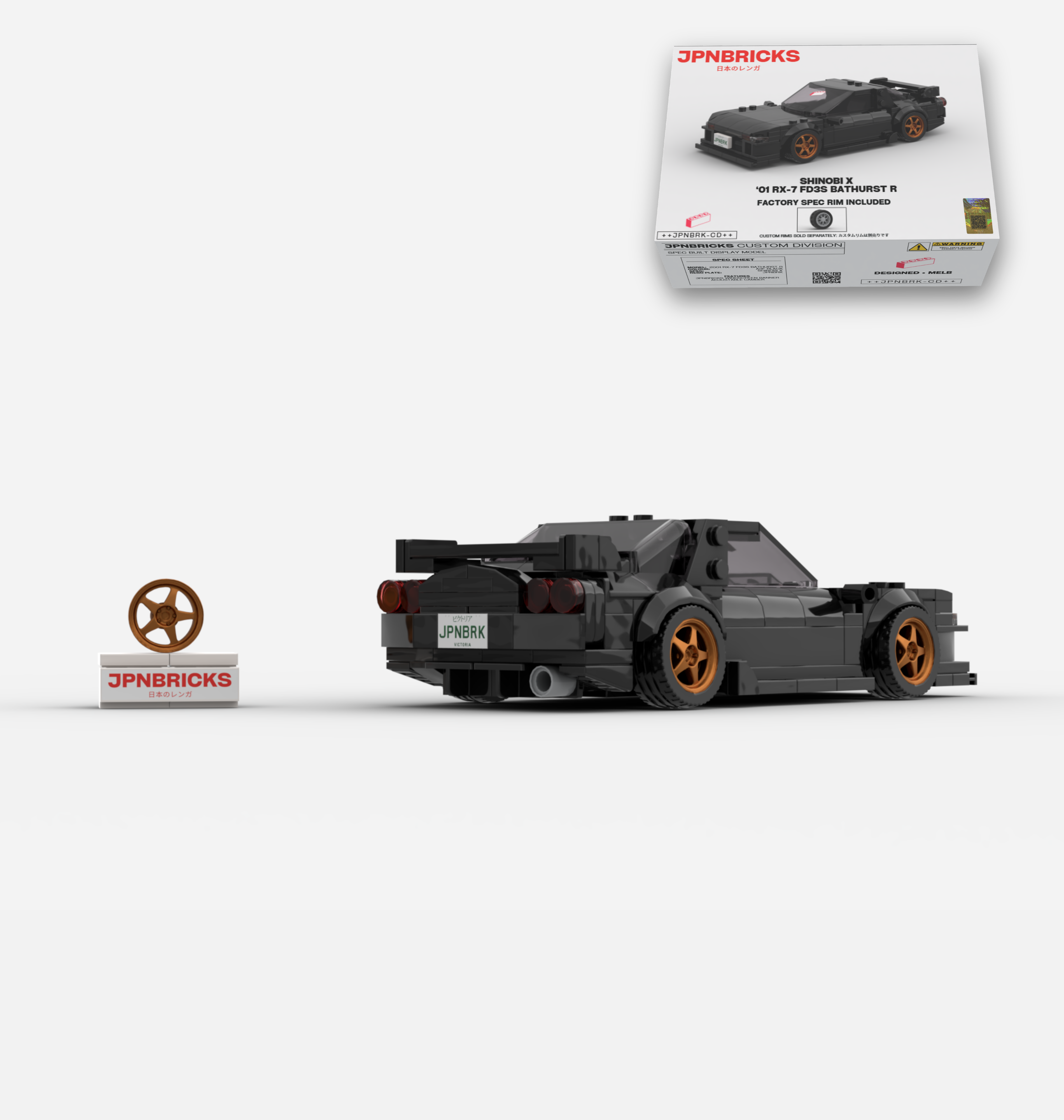 2001 RX-7 FD3S BATHURST R A3F BLACK CUSTOM SPEC