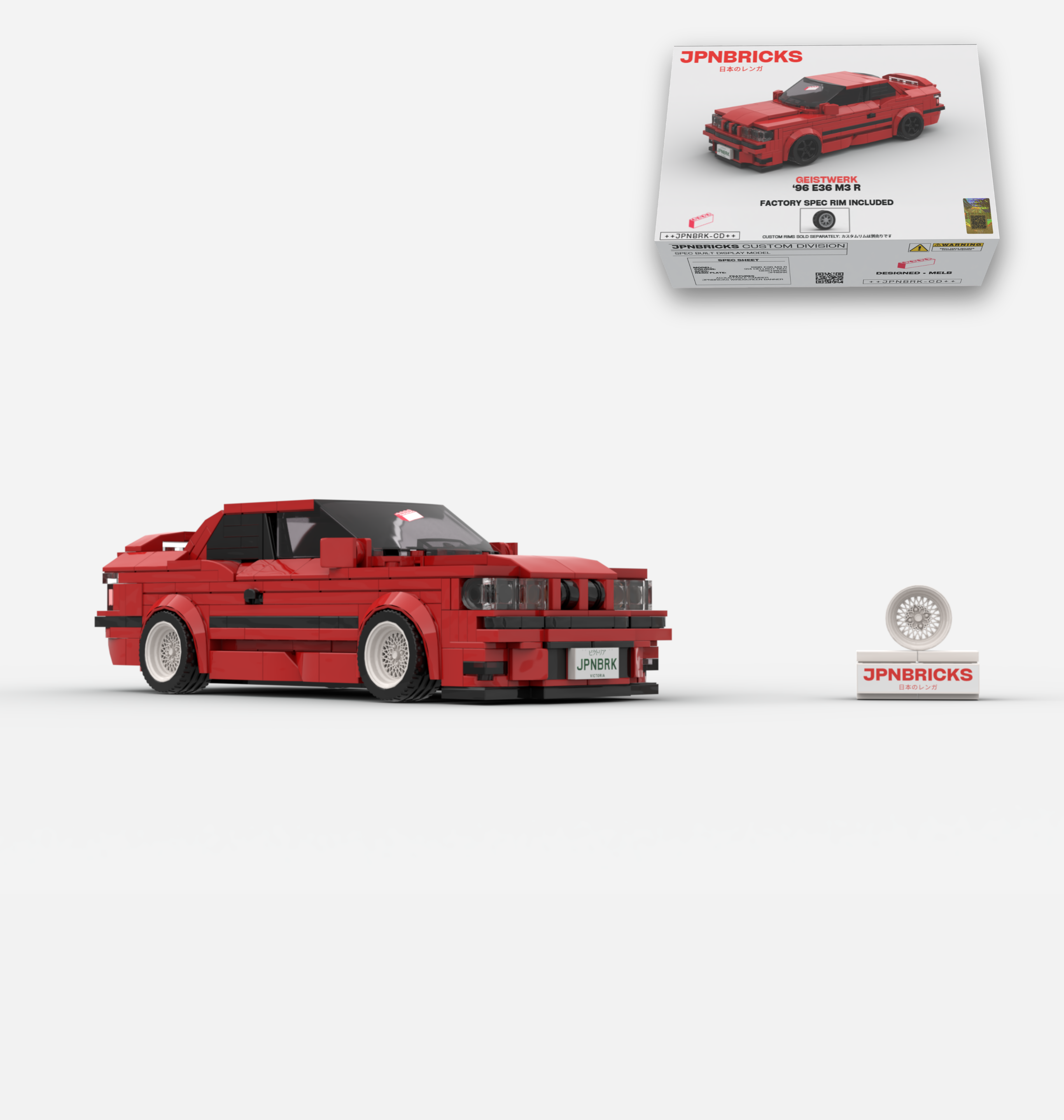 1996 E36 M3 R 314 RED CUSTOM SPEC