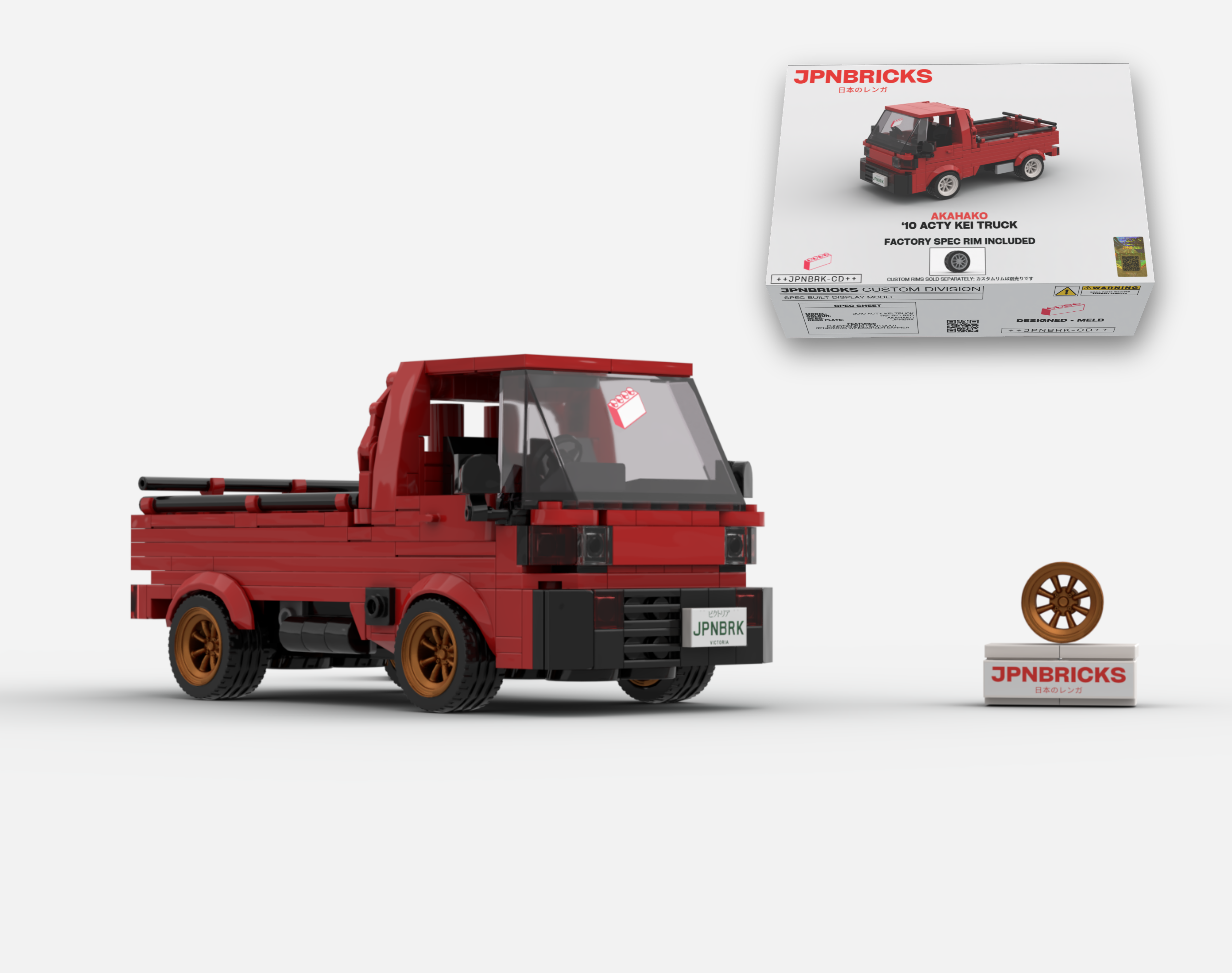2010 ACTY KEI TRUCK R81 RED
