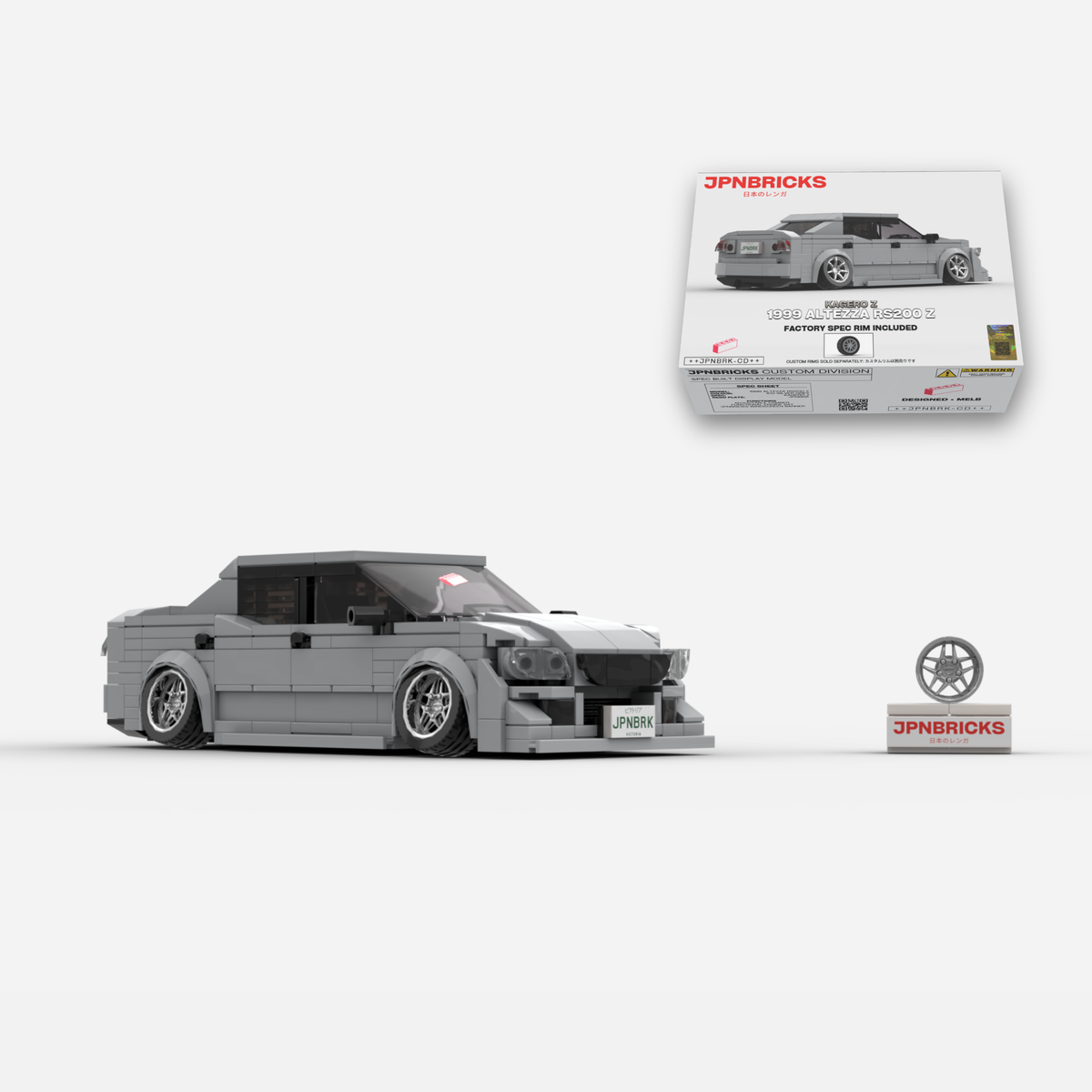 [PRE-ORDER] 1999 Altezza RS200 Z 1C0 Grey Brick Car Model Kit