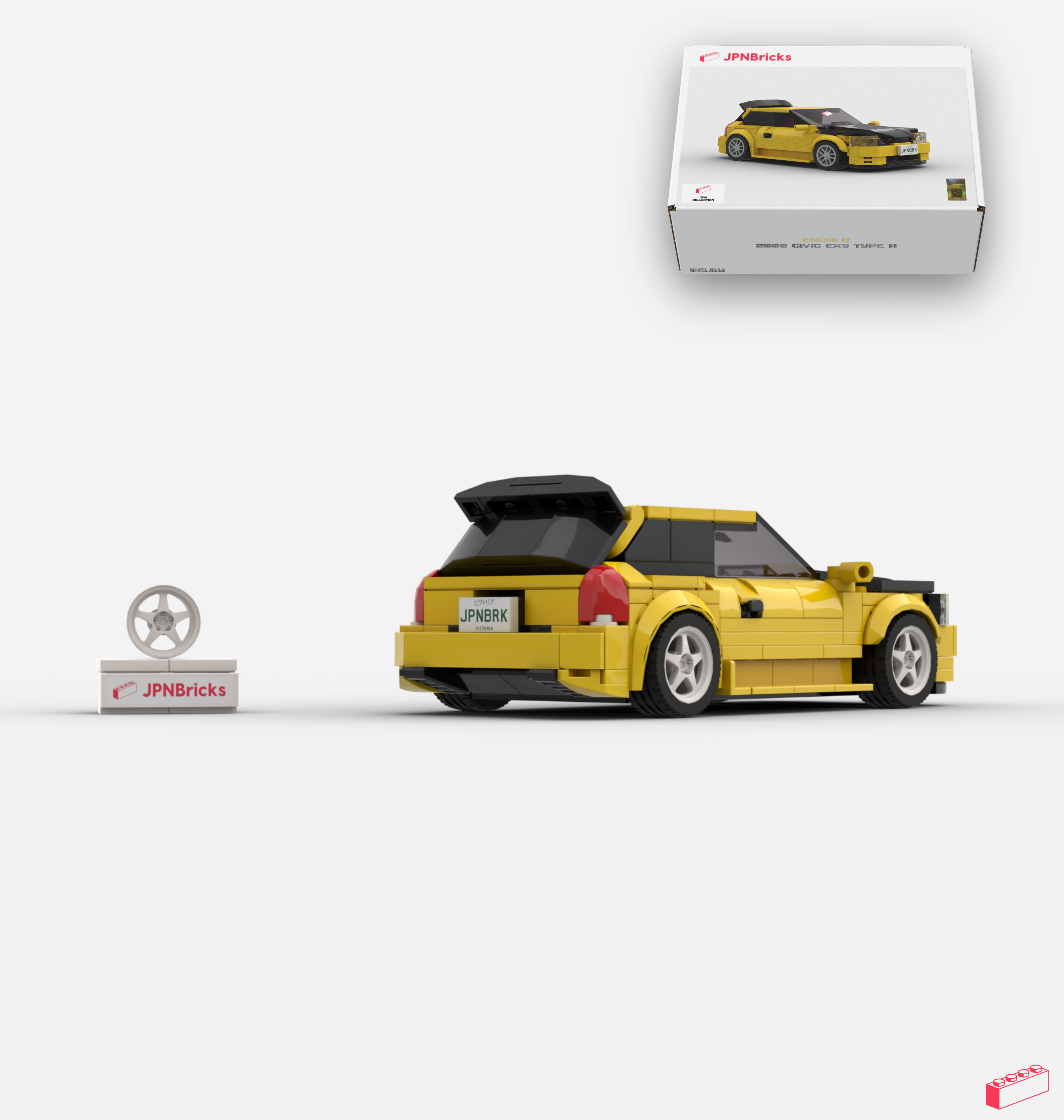 2000 CIVIC EK9 TYPE R YZ YELLOW CUSTOM SPEC