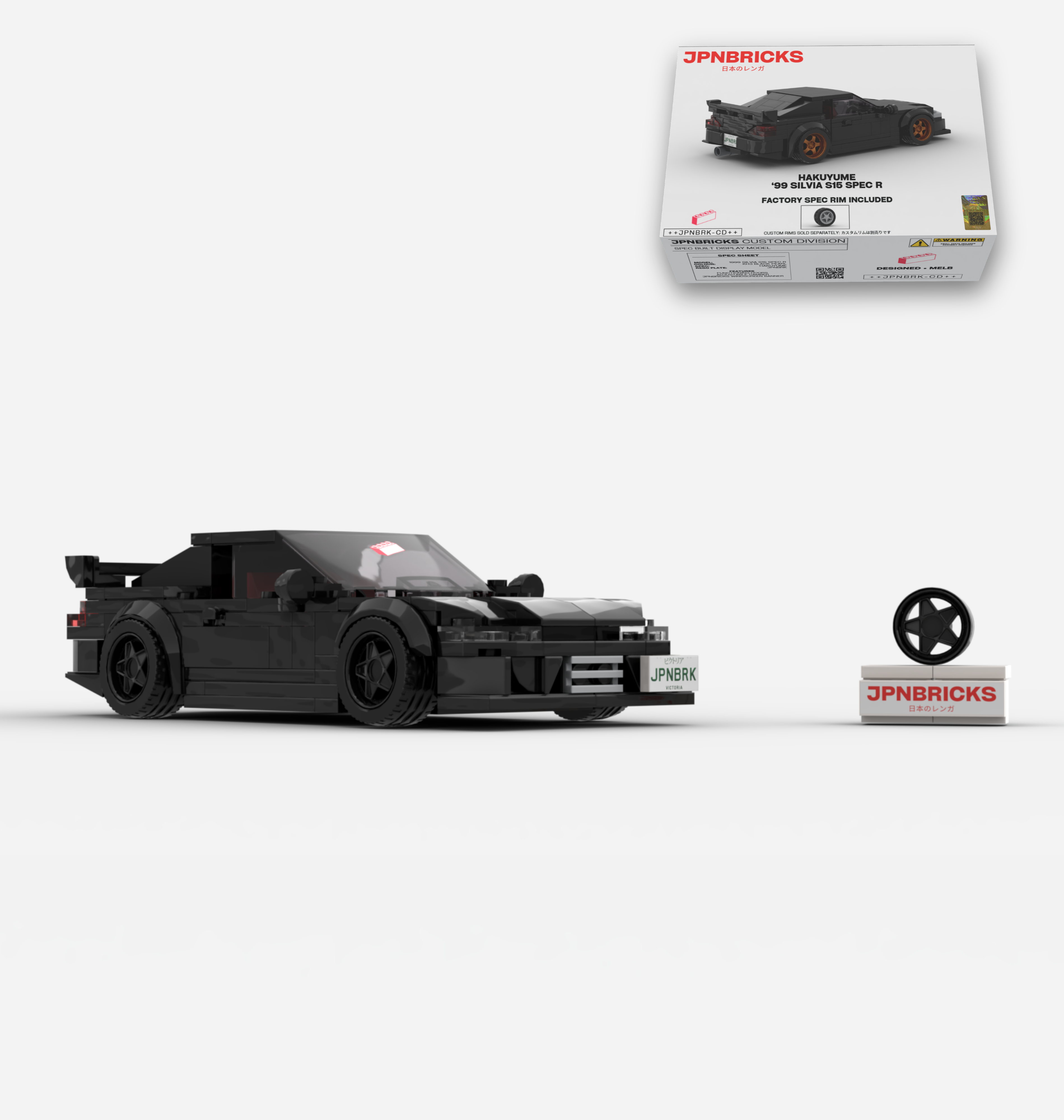 1999 SILVIA S15 SPEC R KH3 BLACK CUSTOM SPEC
