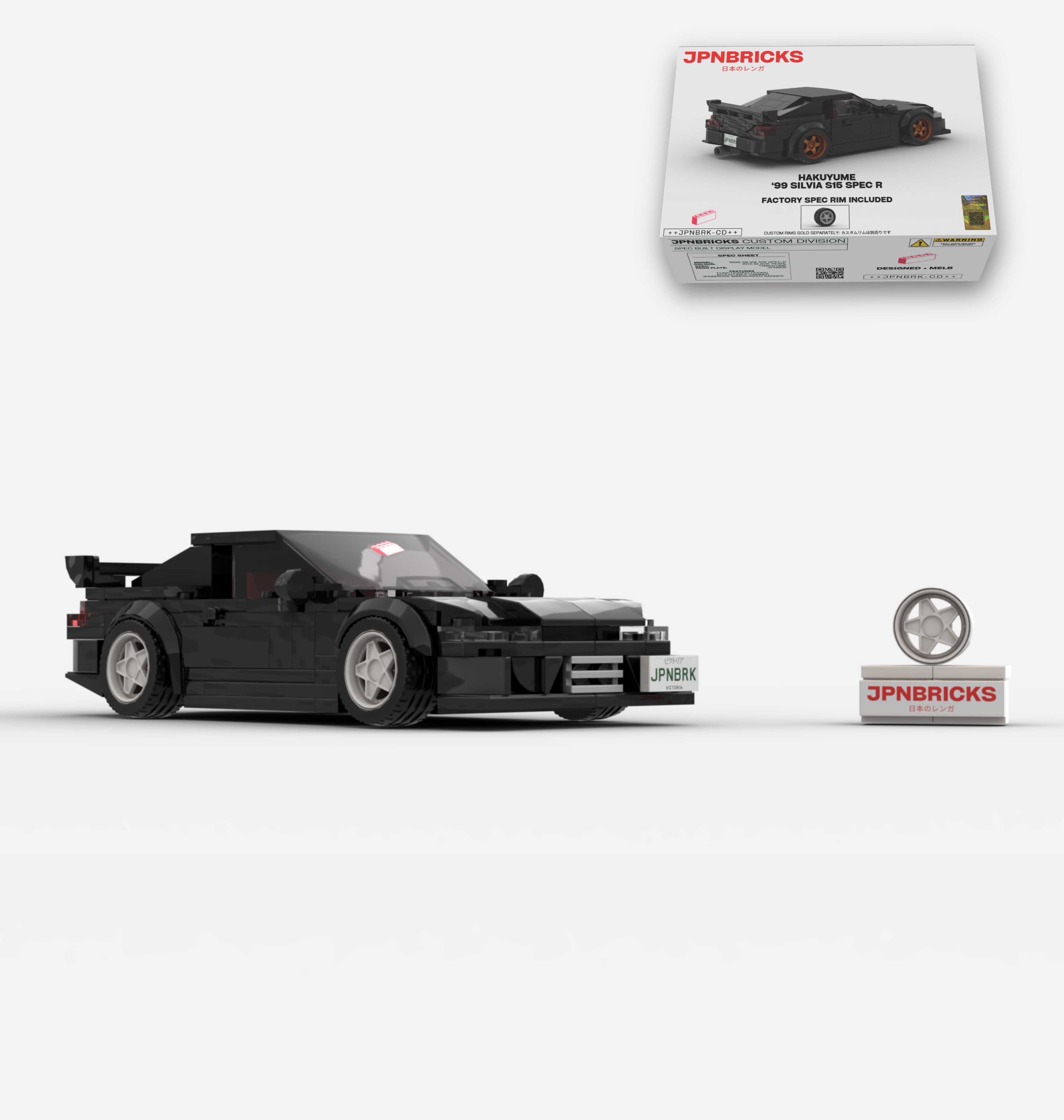 1999 SILVIA S15 SPEC R KH3 BLACK CUSTOM SPEC
