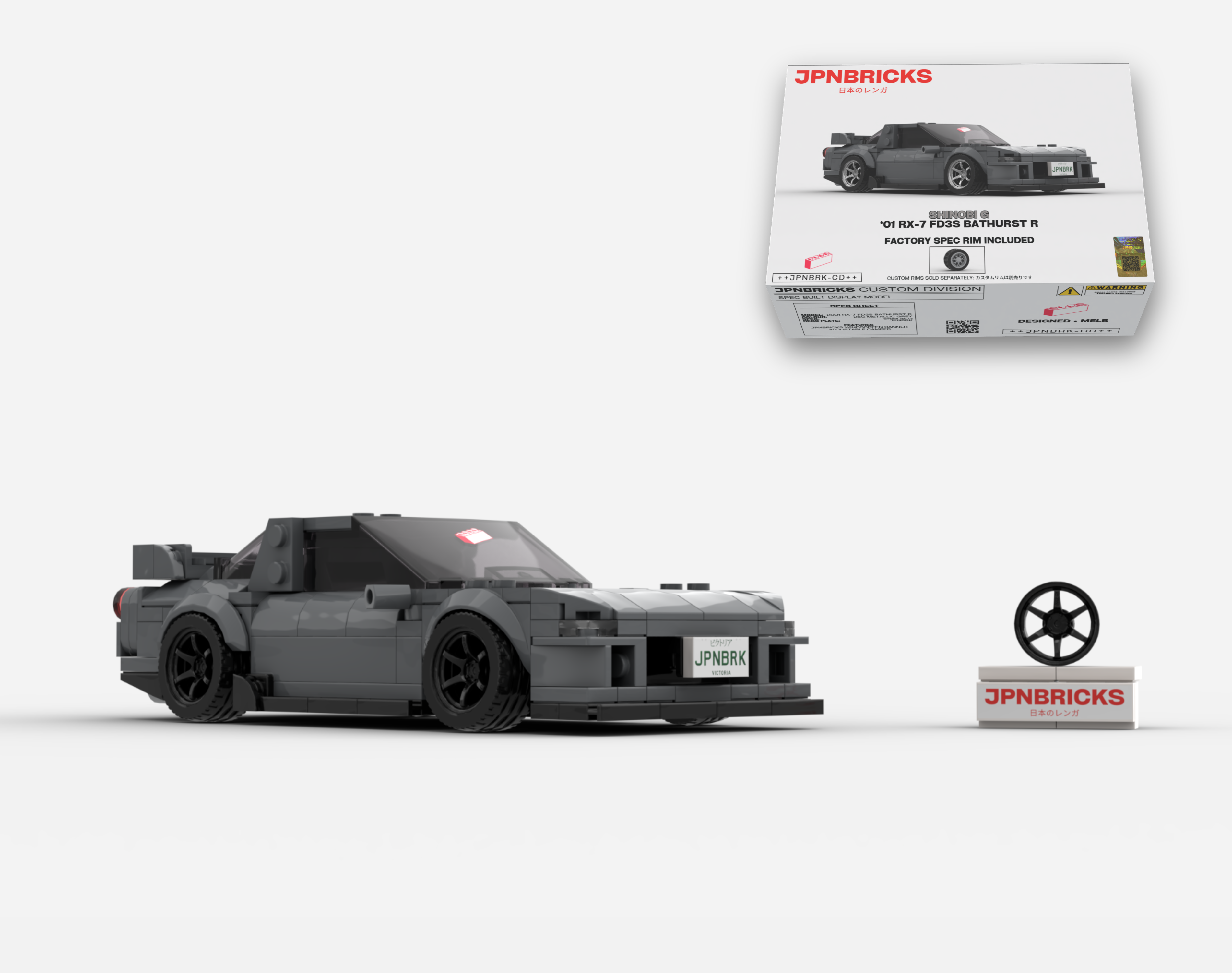 2001 RX-7 FD3S BATHURST R 25G GREY