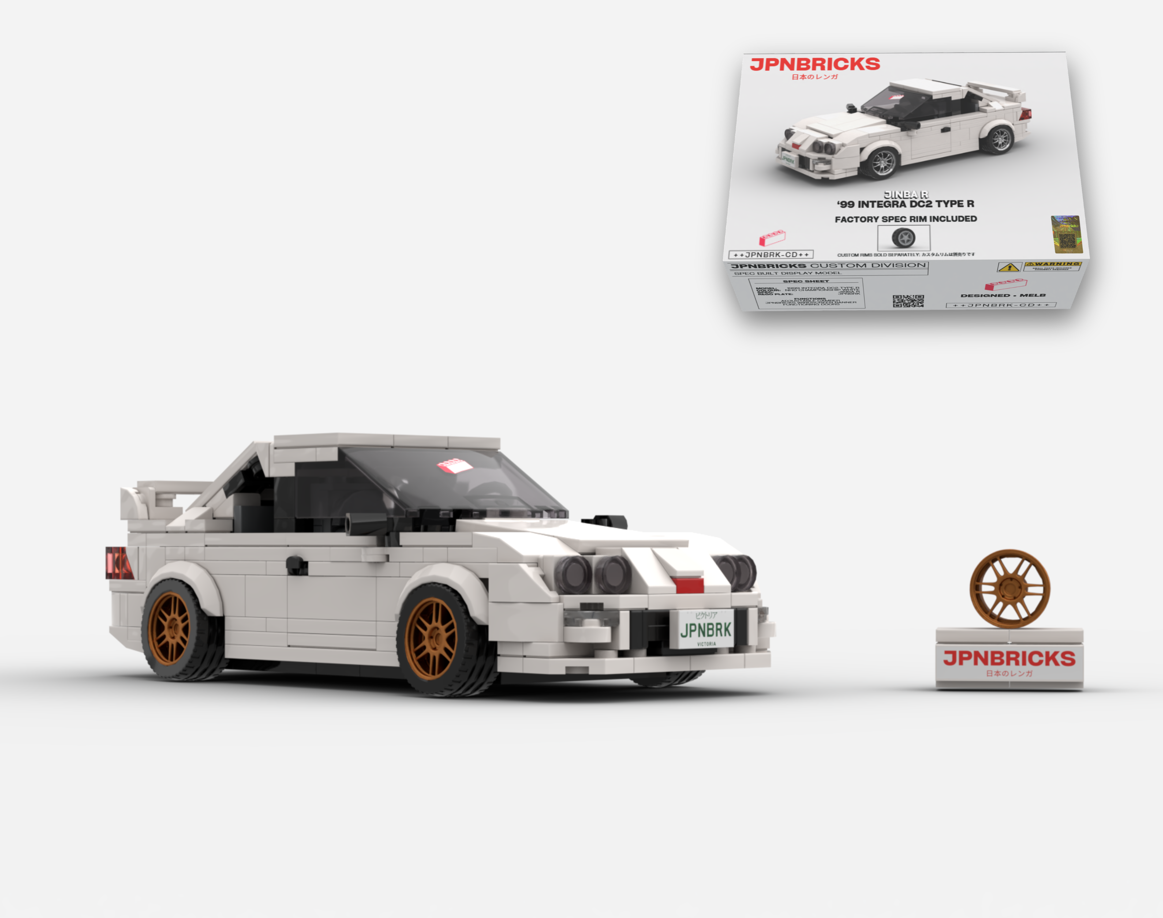 [PRE-ORDER] 1999 INTEGRA DC2 TYPE R NH0 CHAMPIONSHIP WHITE