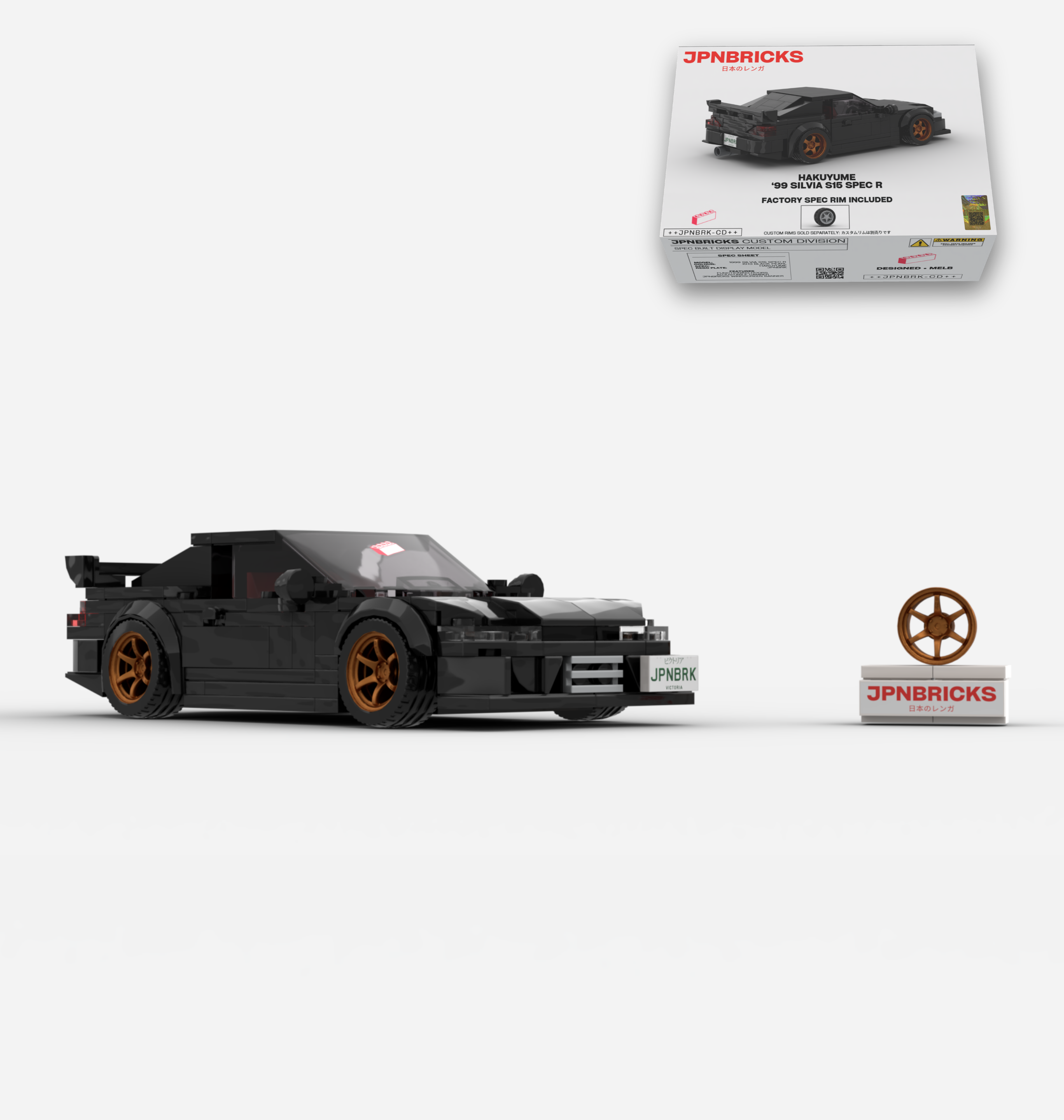 1999 SILVIA S15 SPEC R KH3 BLACK CUSTOM SPEC