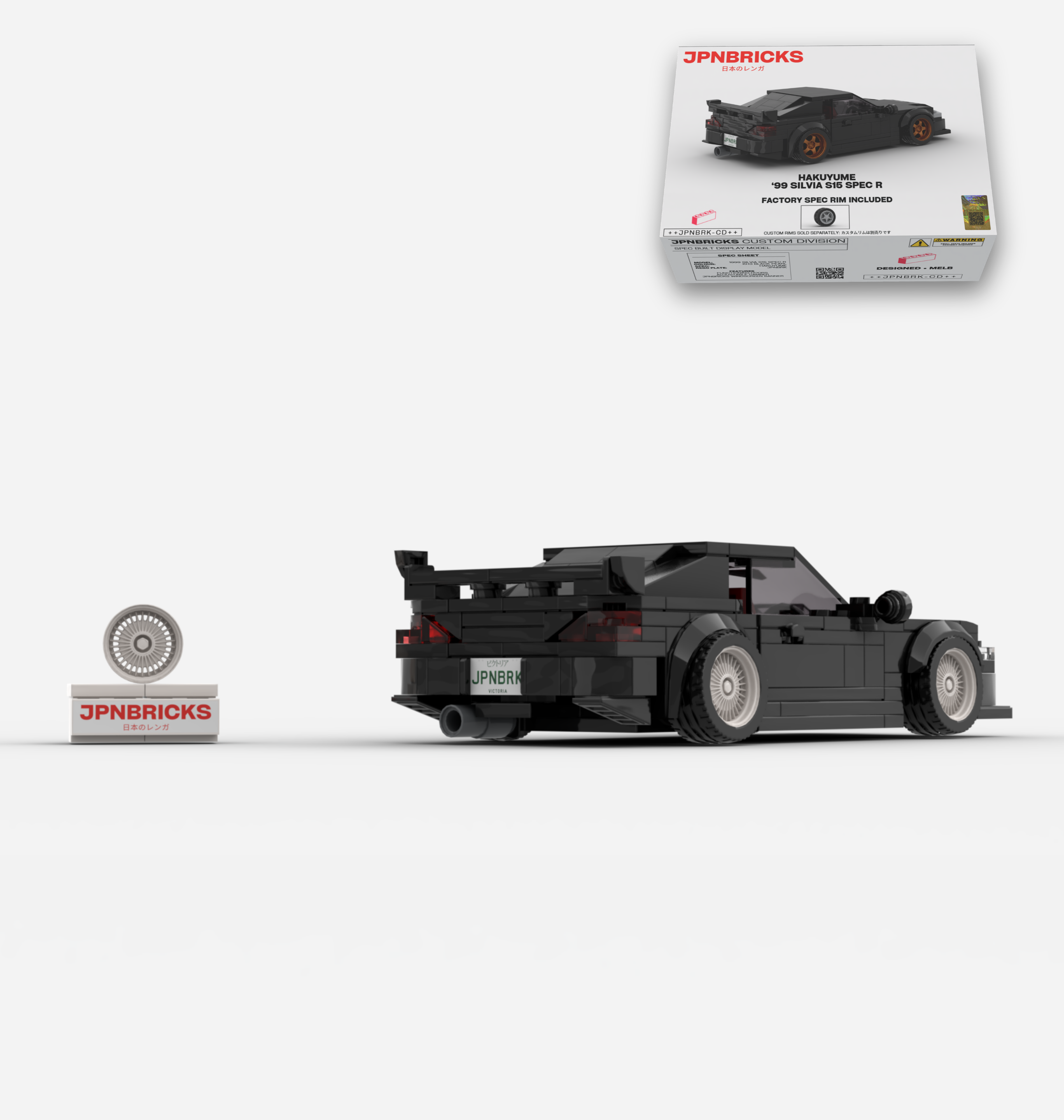 1999 SILVIA S15 SPEC R KH3 BLACK CUSTOM SPEC