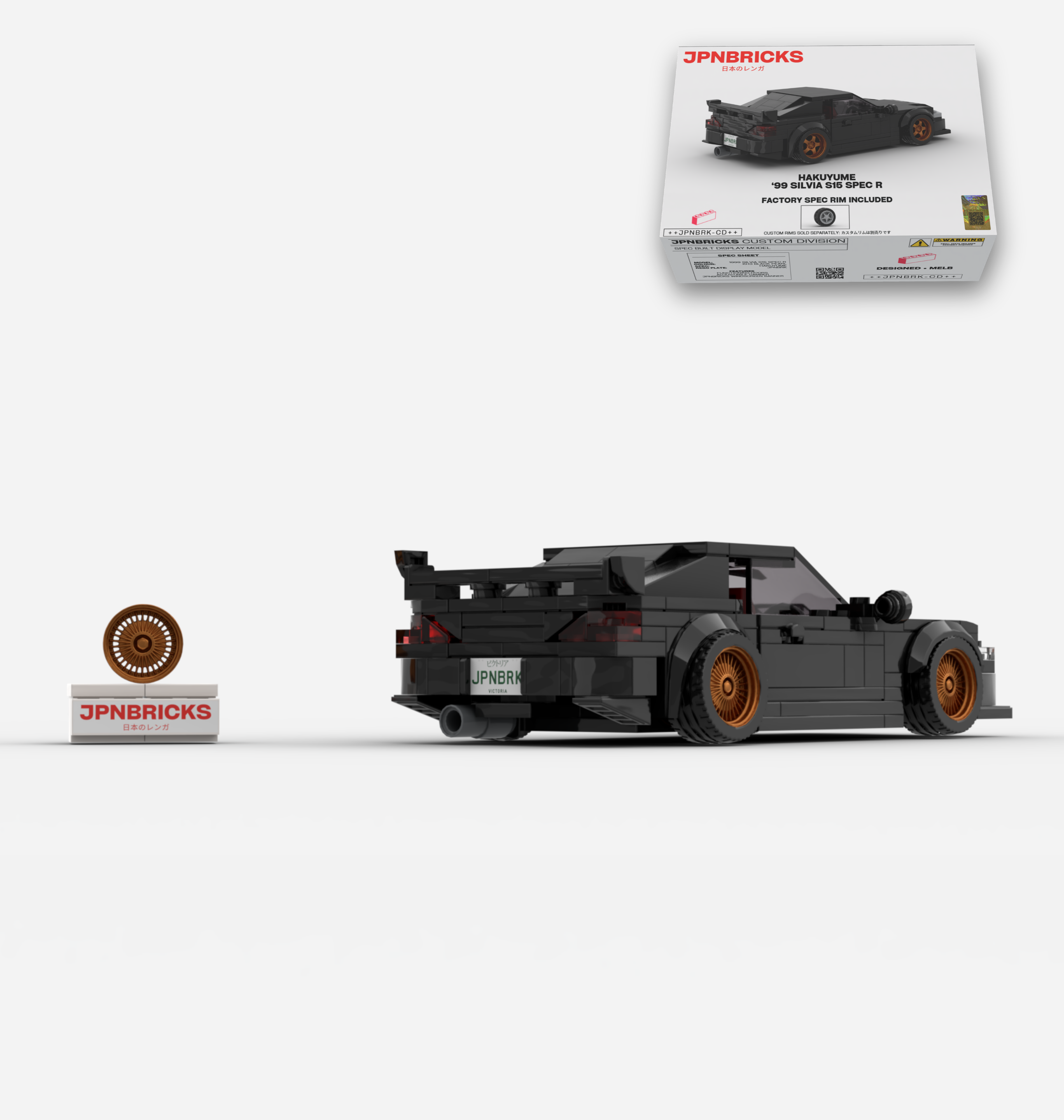 1999 SILVIA S15 SPEC R KH3 BLACK CUSTOM SPEC