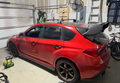 David Lyons 2013 Subaru WRX STi Impreza hatchback RED (Black Wing)
