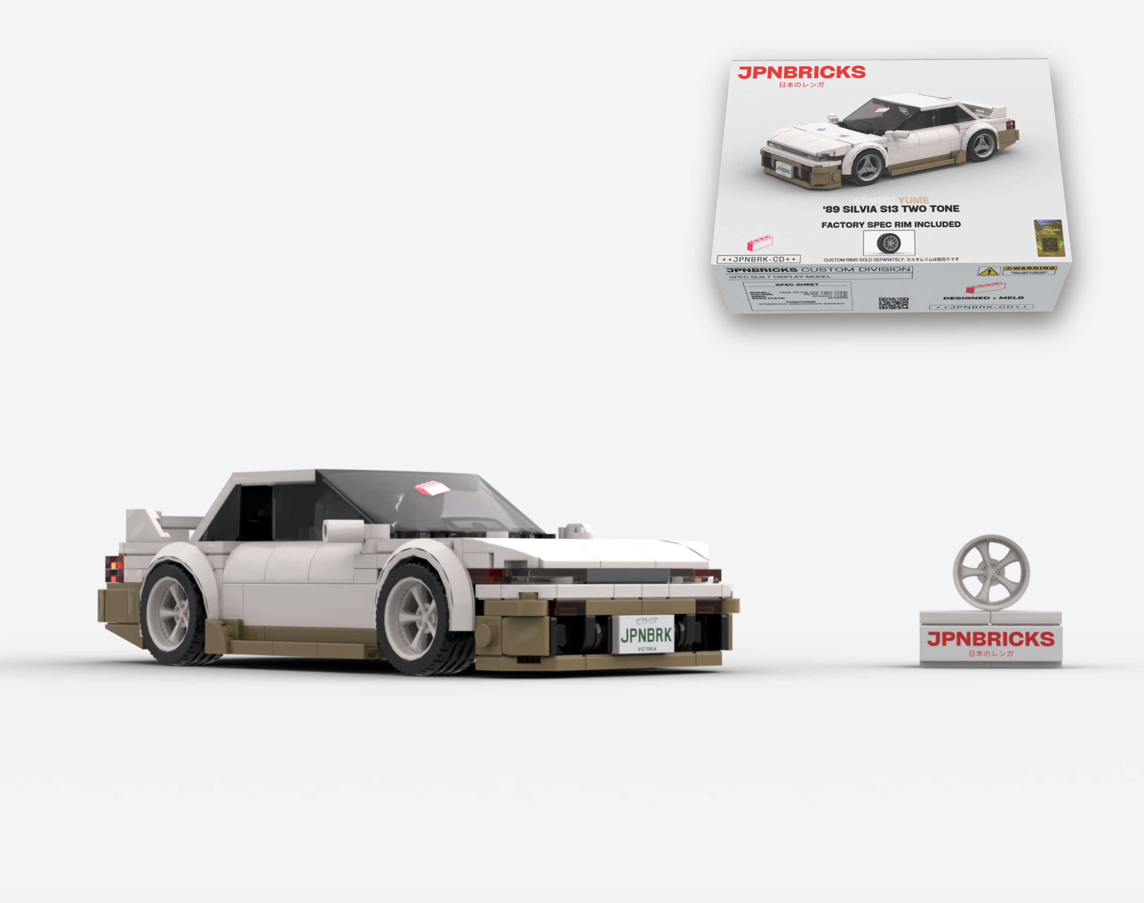1989 SILVIA S13 BEIGE TWO TONE