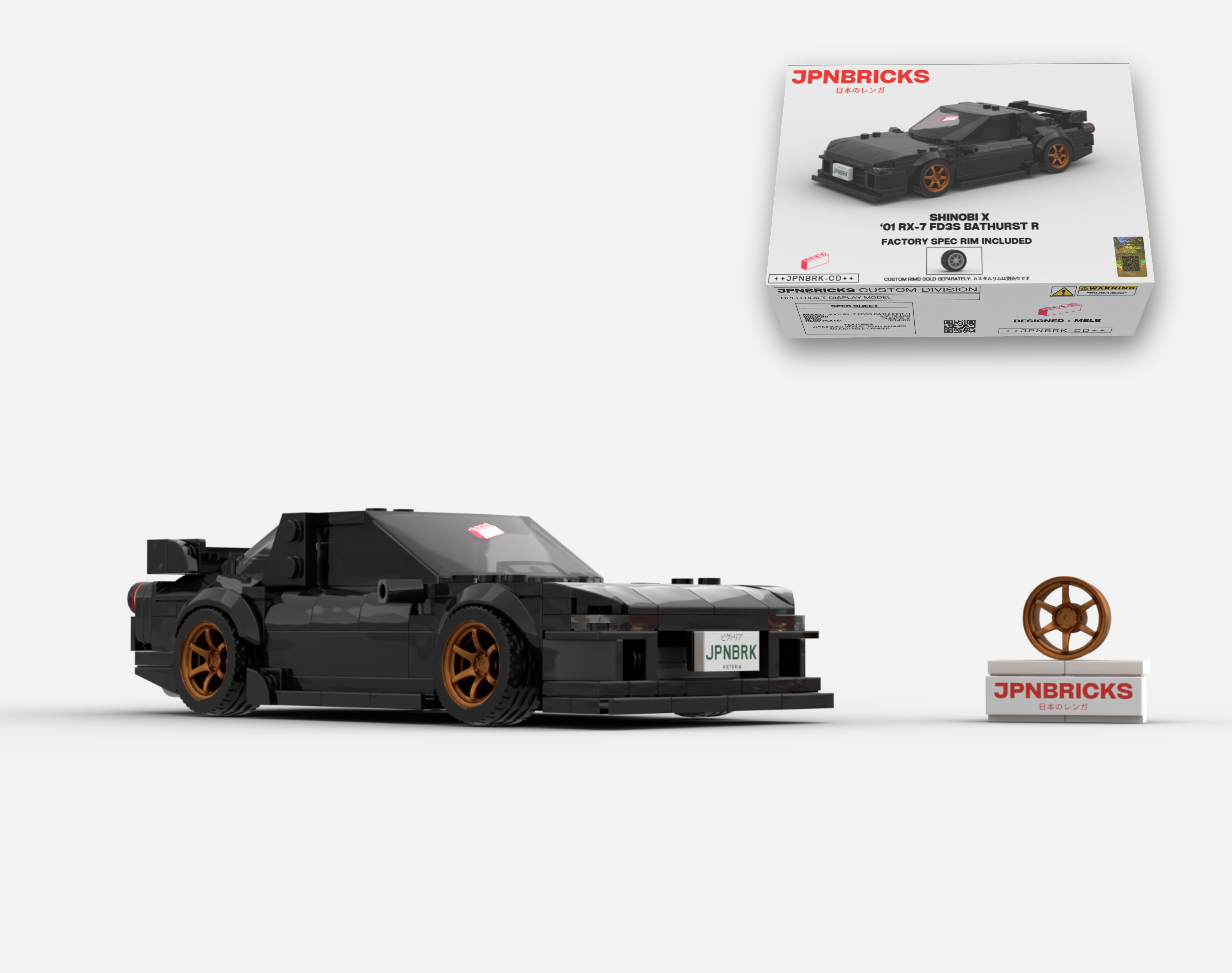 2001 RX-7 FD3S BATHURST R A3F BLACK