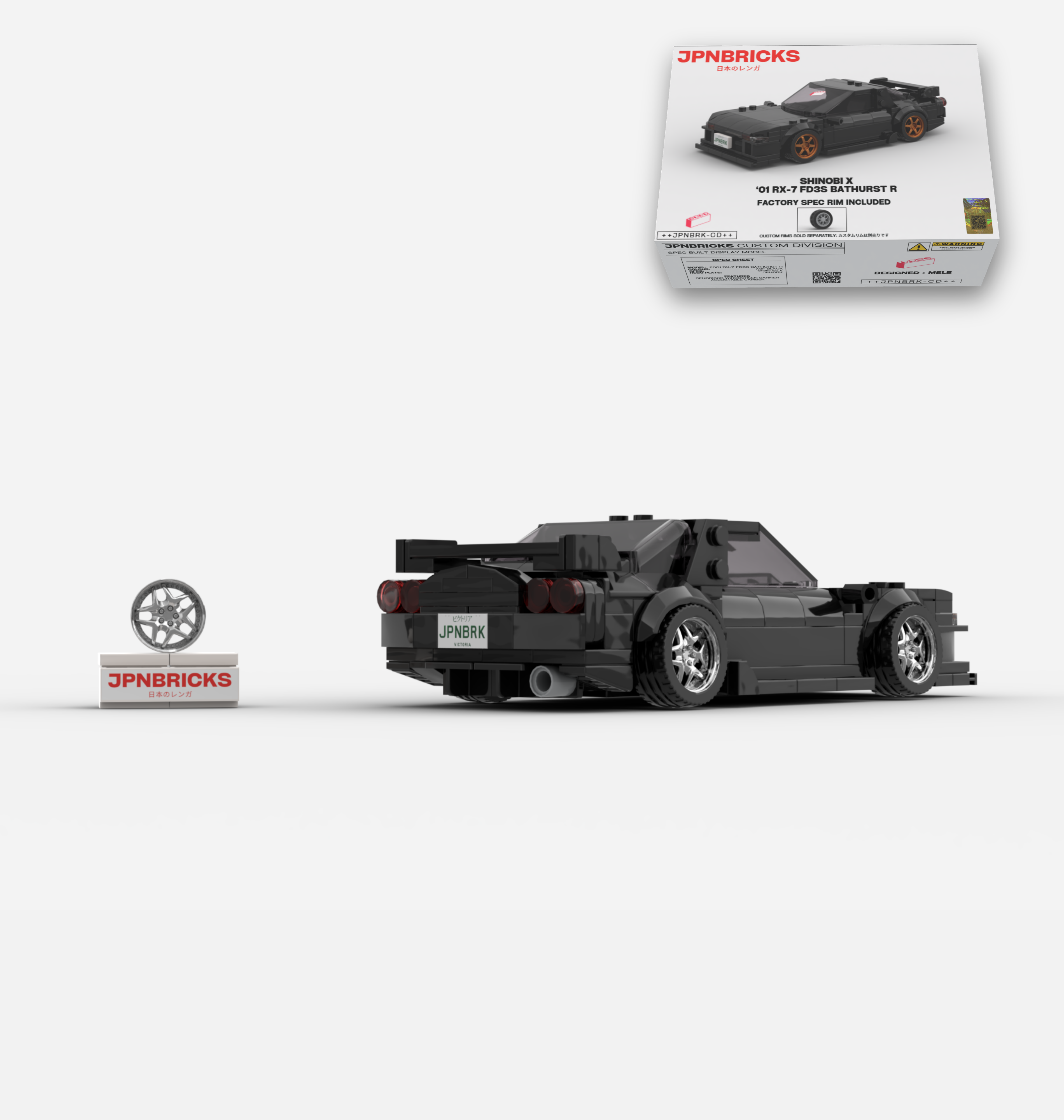 2001 RX-7 FD3S BATHURST R A3F BLACK CUSTOM SPEC