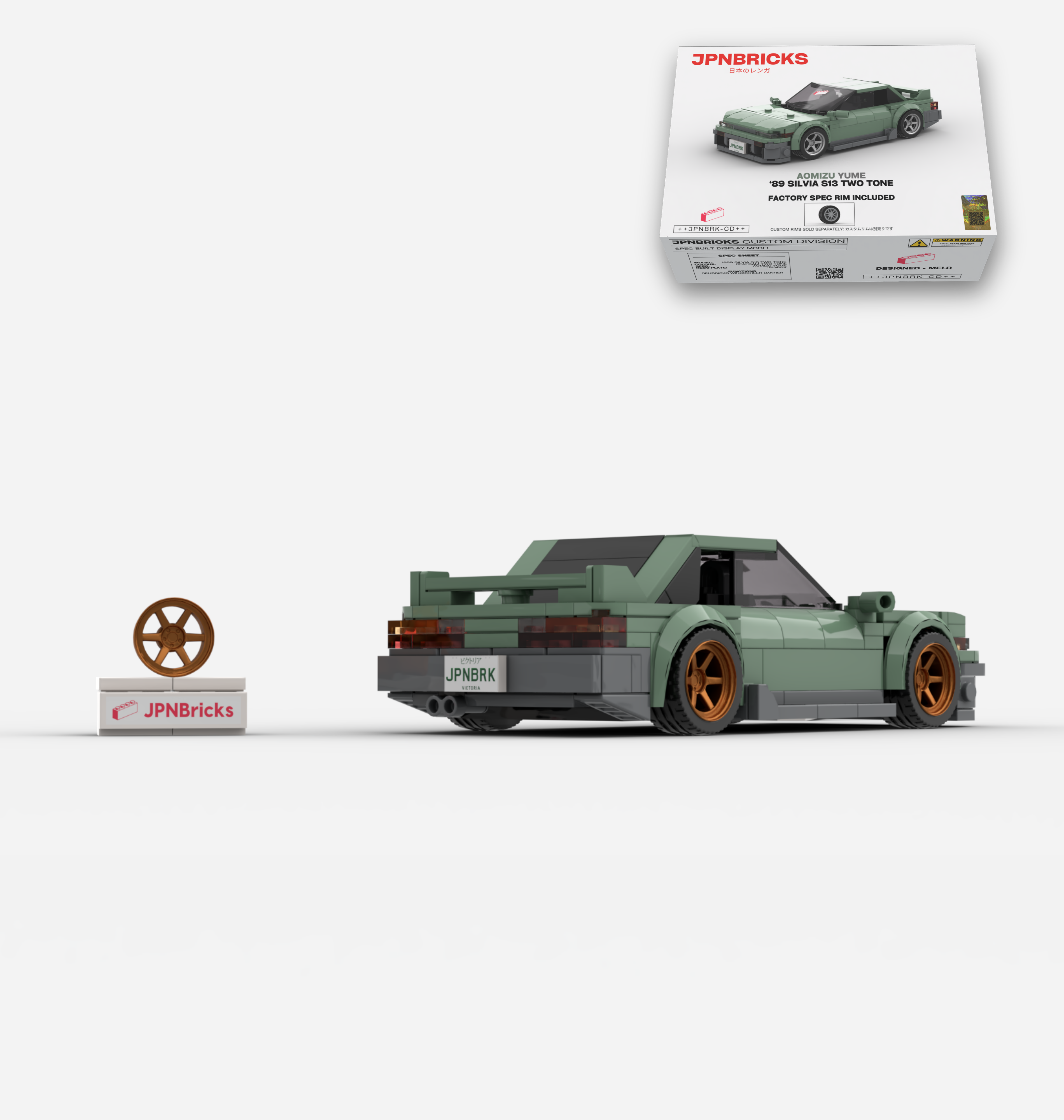 1989 SILVIA S13 SEAFOAM TWO TONE CUSTOM SPEC