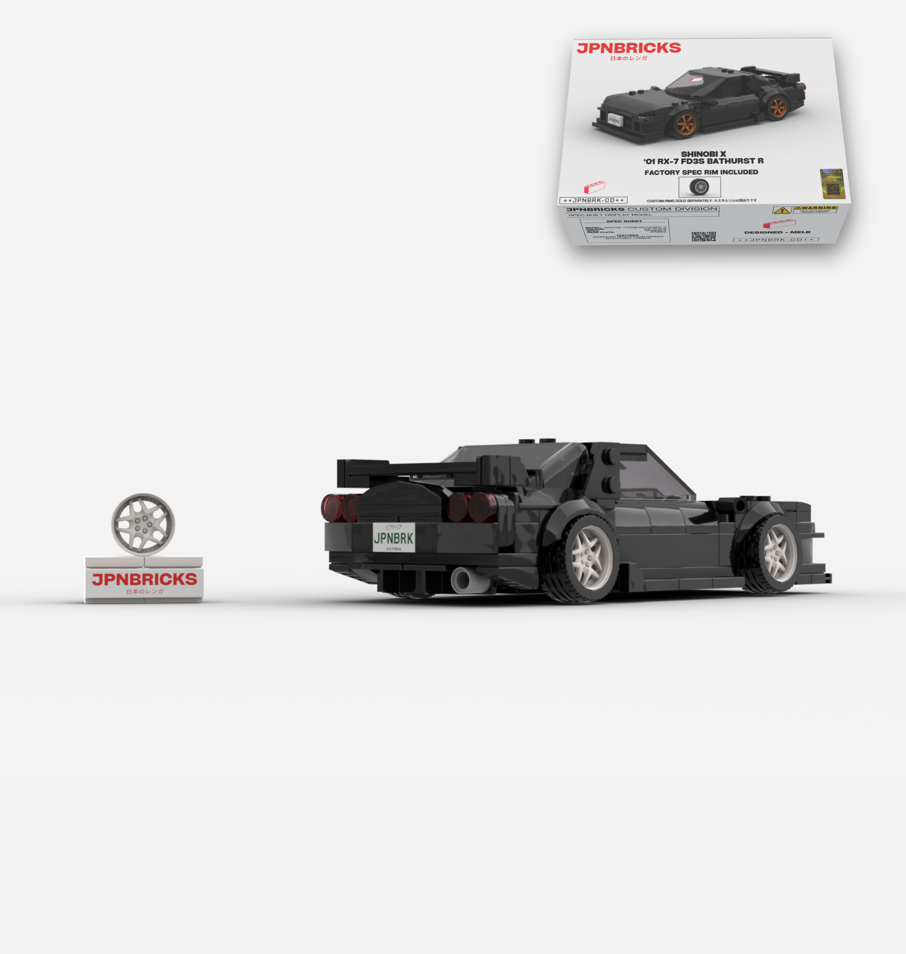2001 RX-7 FD3S BATHURST R A3F BLACK CUSTOM SPEC