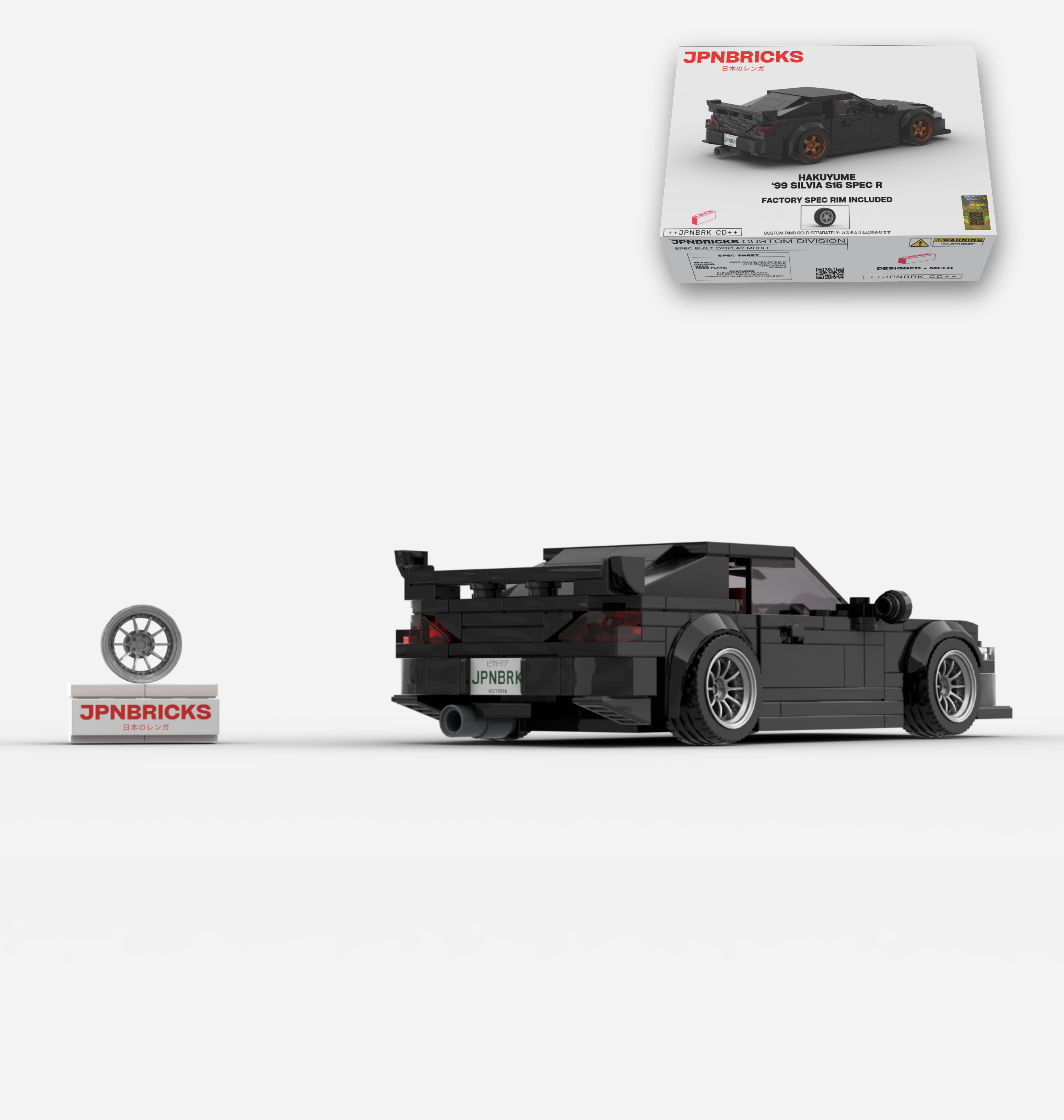 1999 SILVIA S15 SPEC R KH3 BLACK CUSTOM SPEC