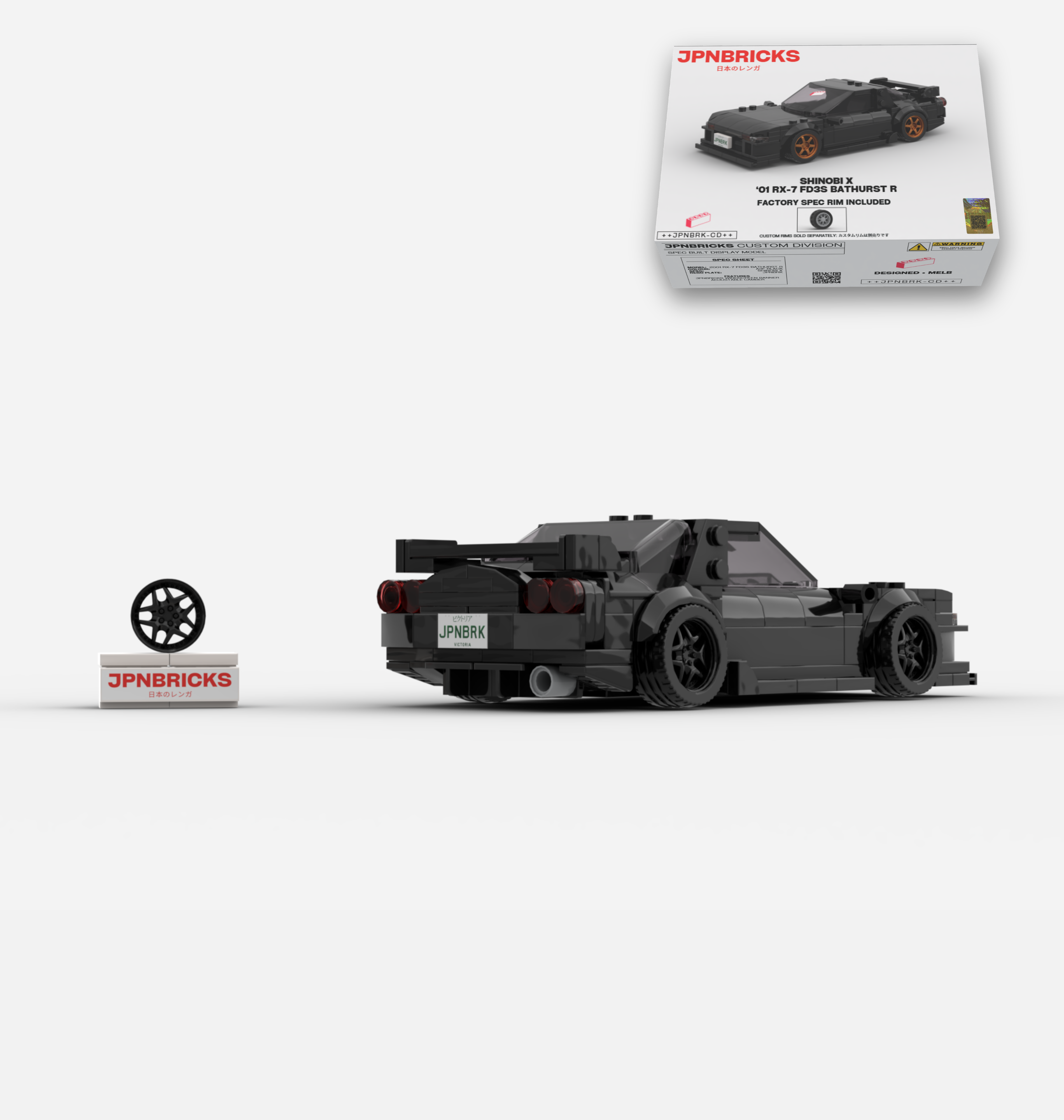 2001 RX-7 FD3S BATHURST R A3F BLACK CUSTOM SPEC