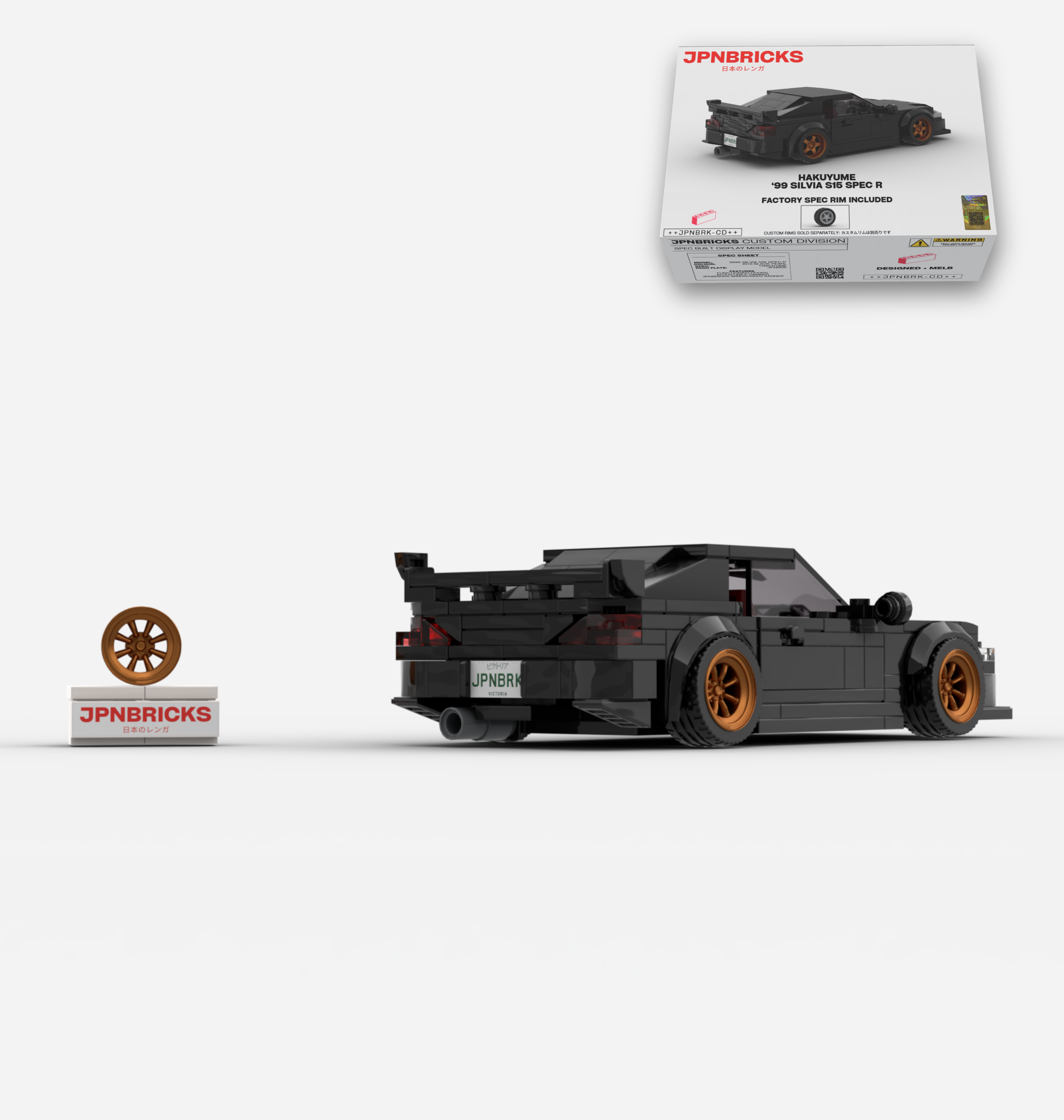 1999 SILVIA S15 SPEC R KH3 BLACK CUSTOM SPEC