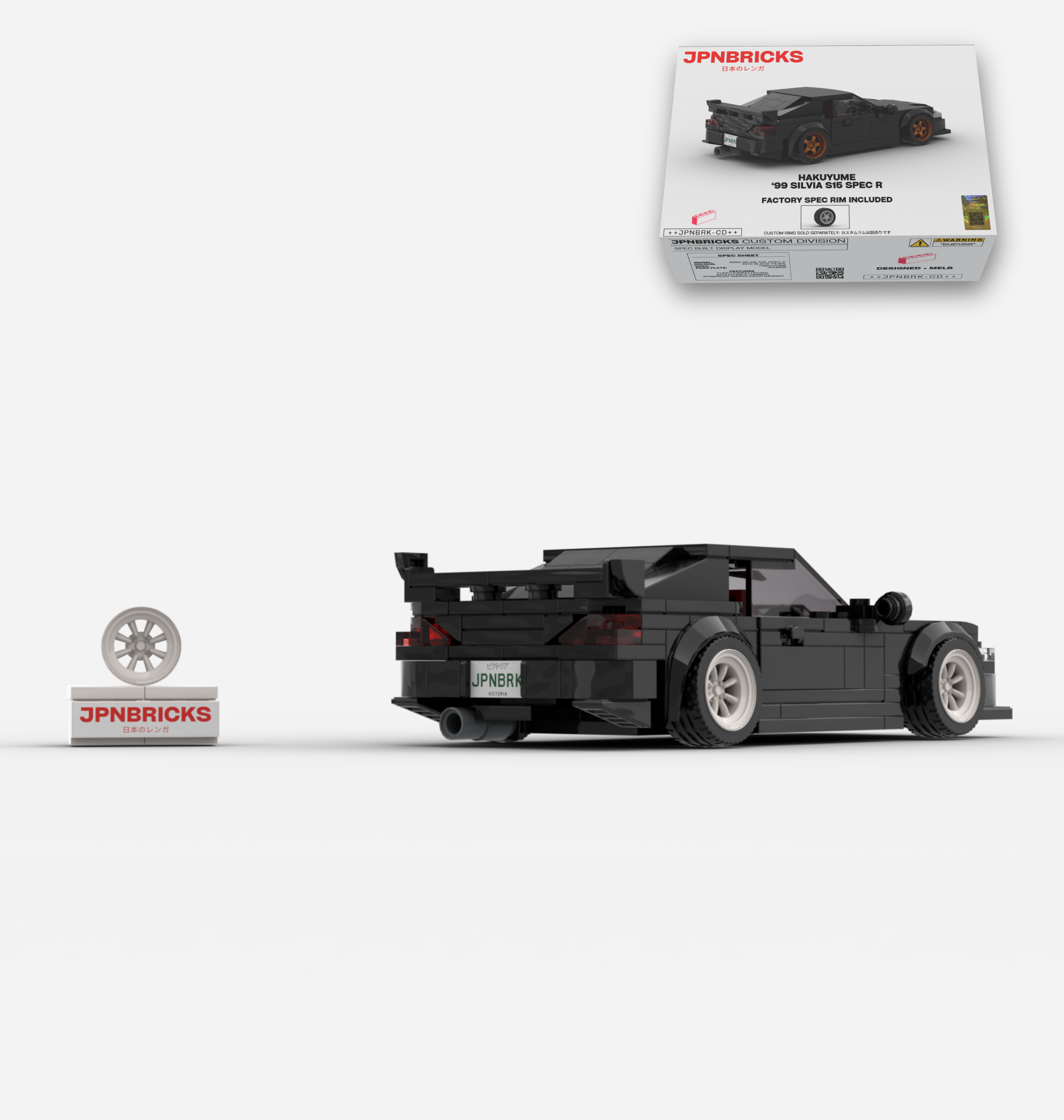 1999 SILVIA S15 SPEC R KH3 BLACK CUSTOM SPEC