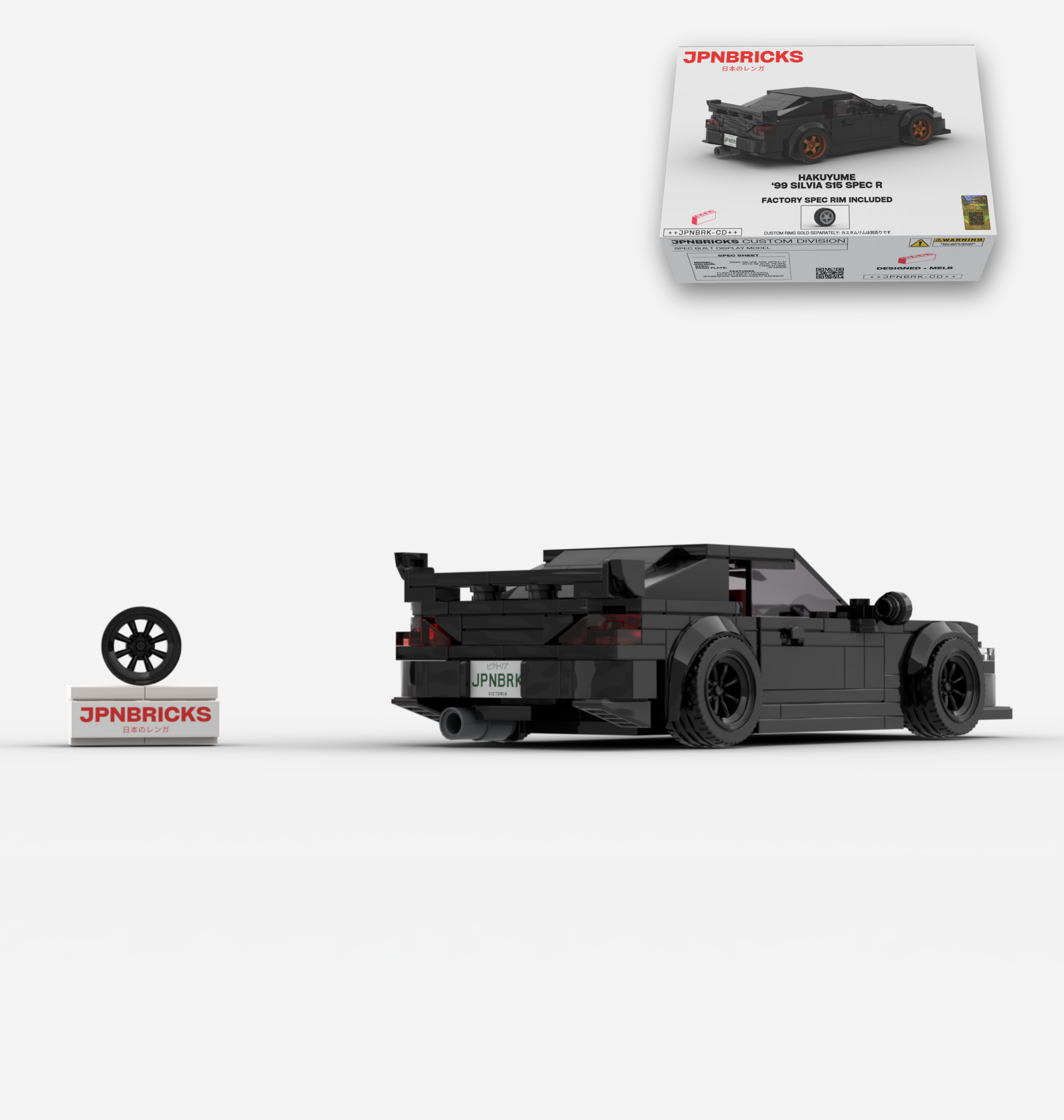 1999 SILVIA S15 SPEC R KH3 BLACK CUSTOM SPEC