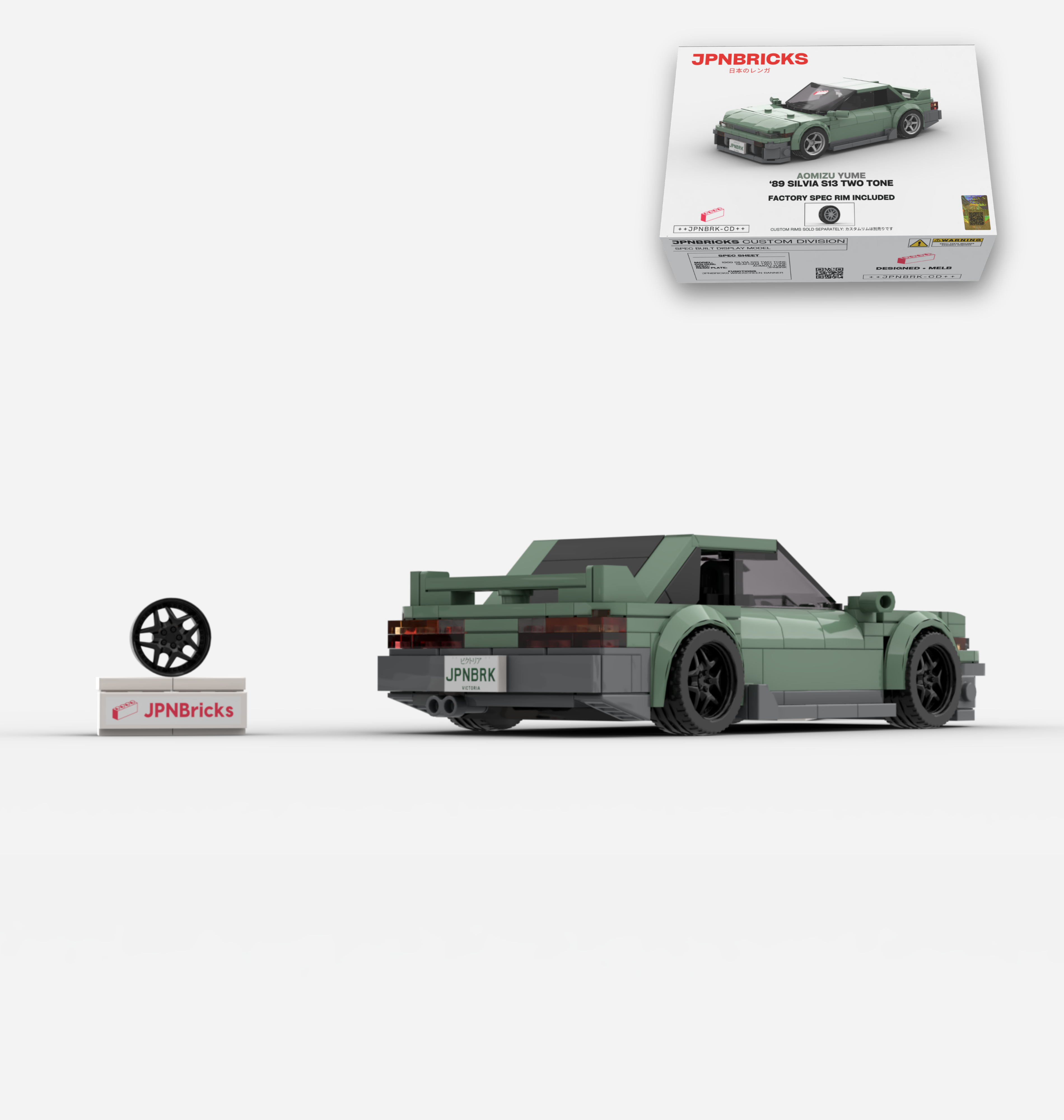 1989 SILVIA S13 SEAFOAM TWO TONE CUSTOM SPEC