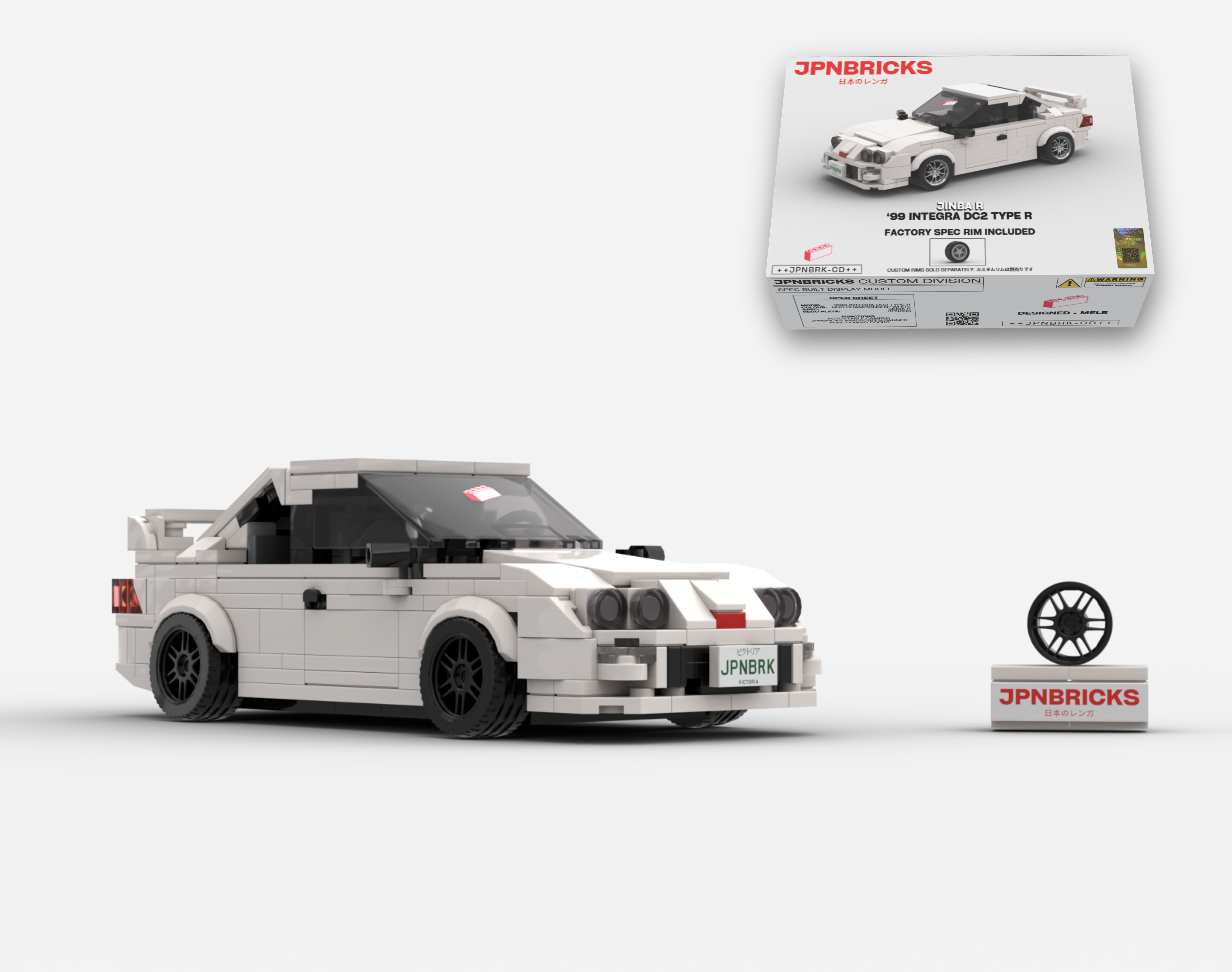 [PRE-ORDER] 1999 INTEGRA DC2 TYPE R NH0 CHAMPIONSHIP WHITE